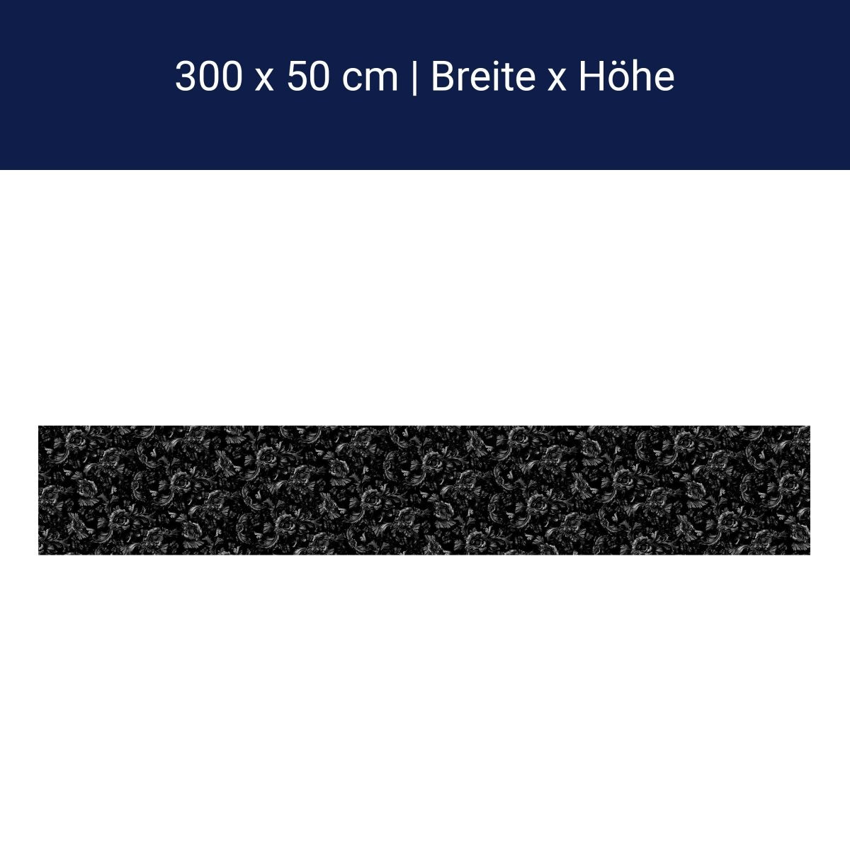 Panorama-Fototapete Blumen Ornamente M0139 Panorama-Fototapete Blumen Ornamente M0139