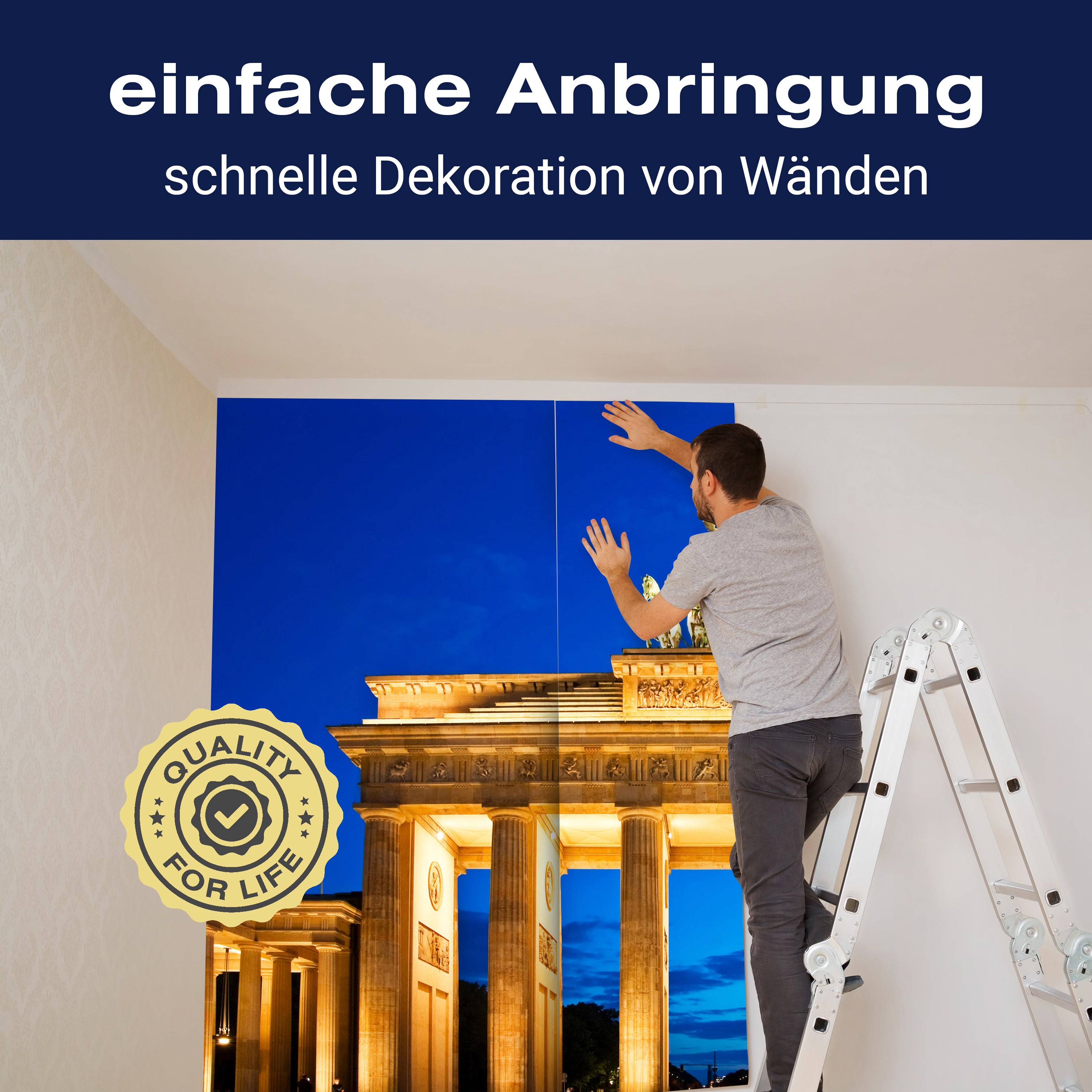 Fototapete Brandenburger Tor Architektur M0175 - Bild 3 Fototapete Brandenburger Tor Architektur M0175 - Bild 3