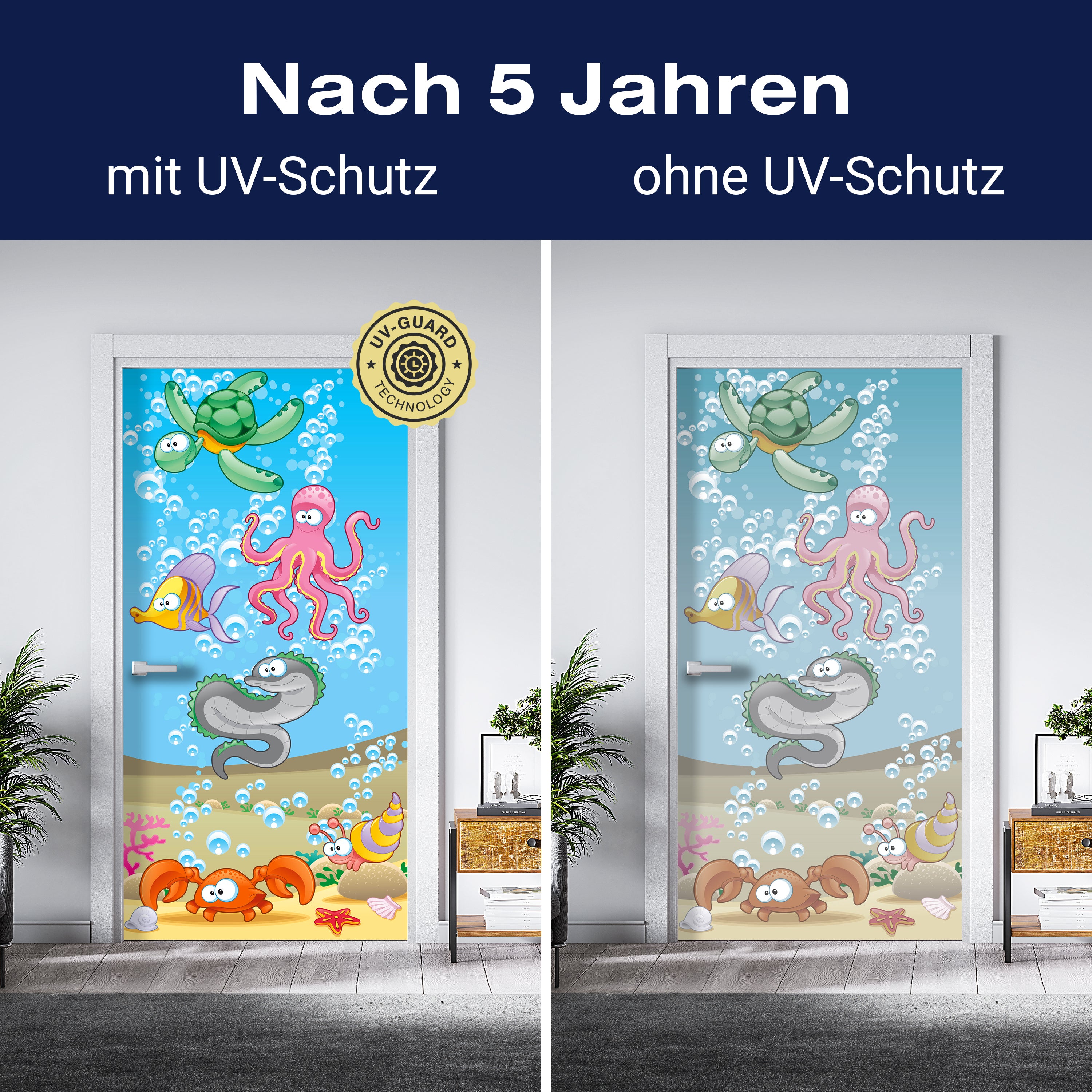 Türtapete Unterwassertiere Kinder M0176 - Bild 4 Türtapete Unterwassertiere Kinder M0176 - Bild 4