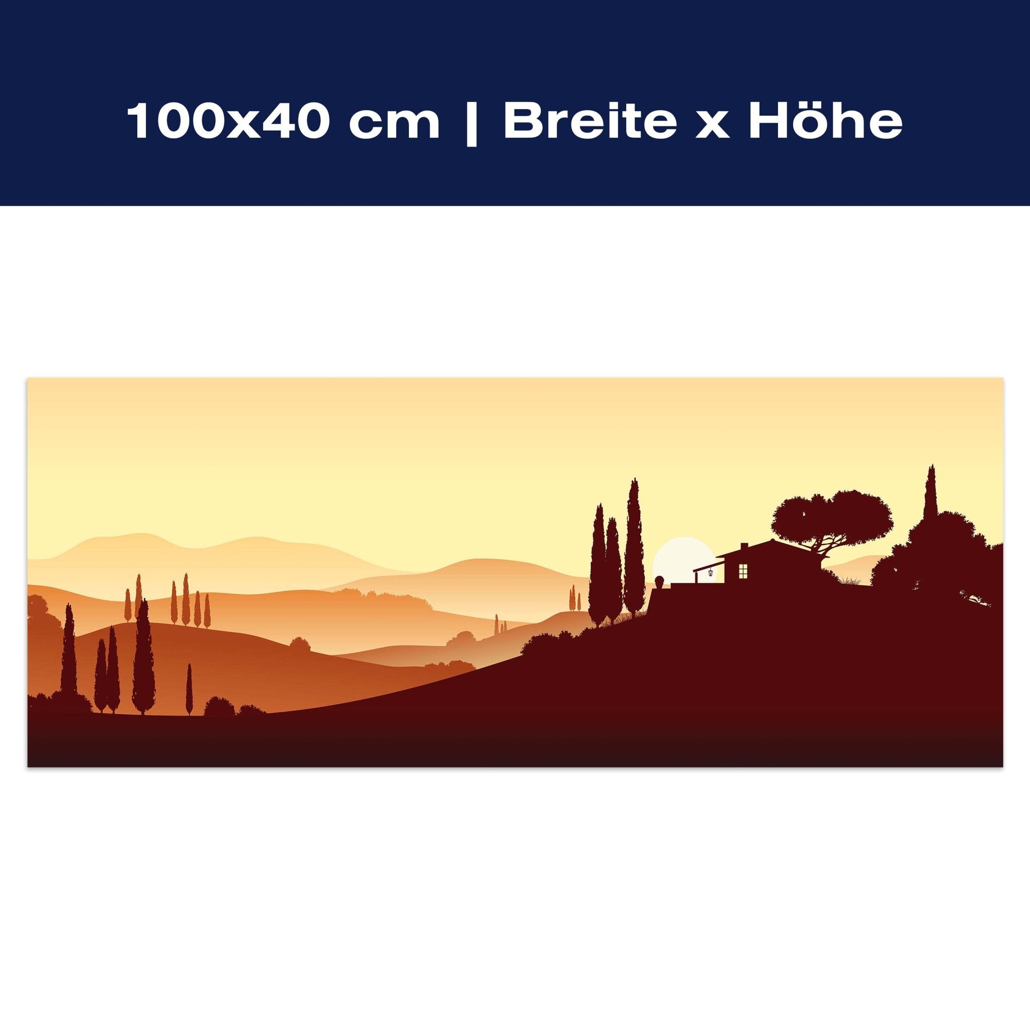 Leinwandbild Italienische Landschaft Natur M0177 Leinwandbild Italienische Landschaft Natur M0177