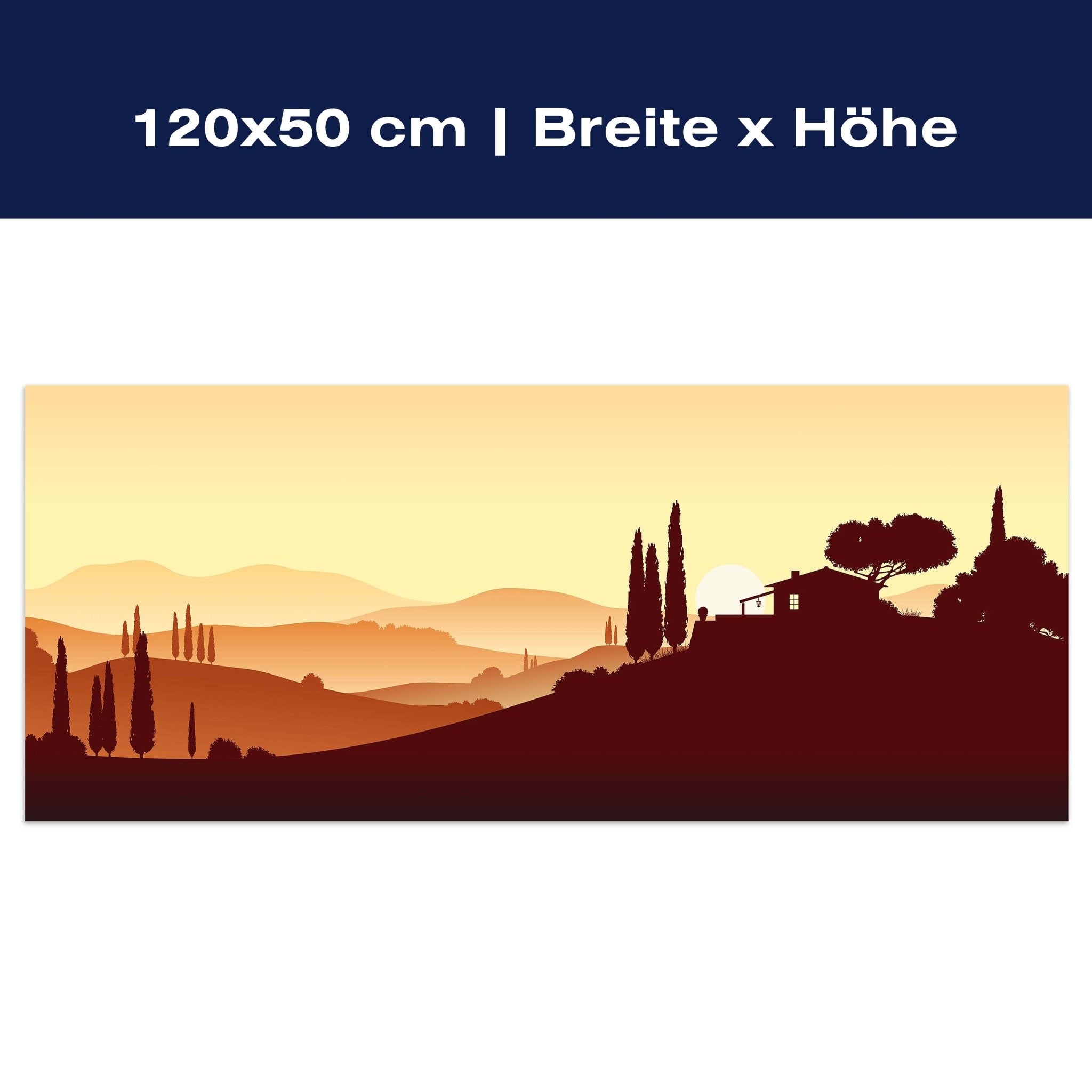 Leinwandbild Italienische Landschaft Natur M0177 Leinwandbild Italienische Landschaft Natur M0177