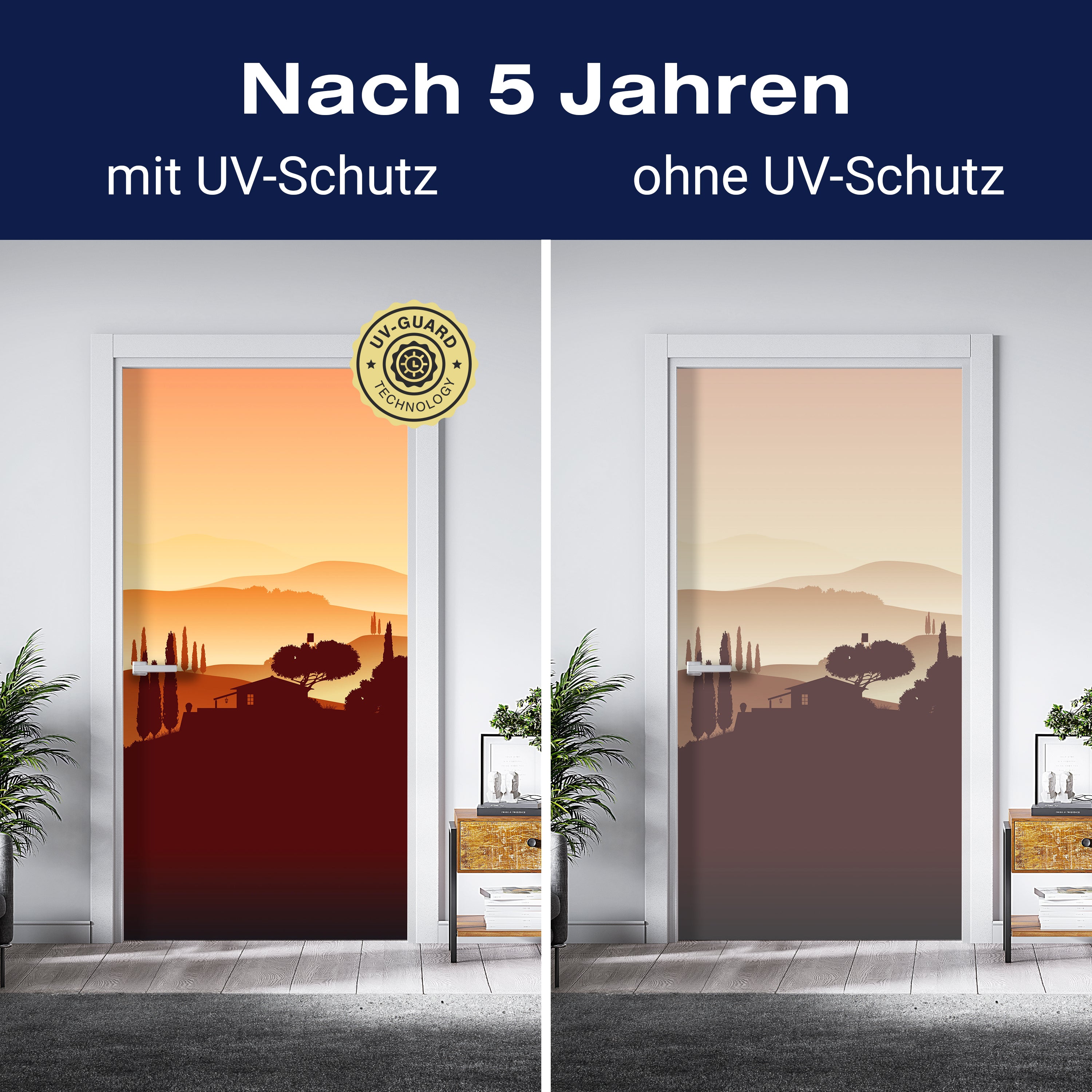 Türtapete Italienische Landschaft Natur M0177 - Bild 4 Türtapete Italienische Landschaft Natur M0177 - Bild 4