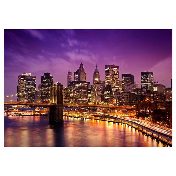Fototapete New York bei Nacht M0178 - Bild 2 Fototapete New York bei Nacht M0178 - Bild 2