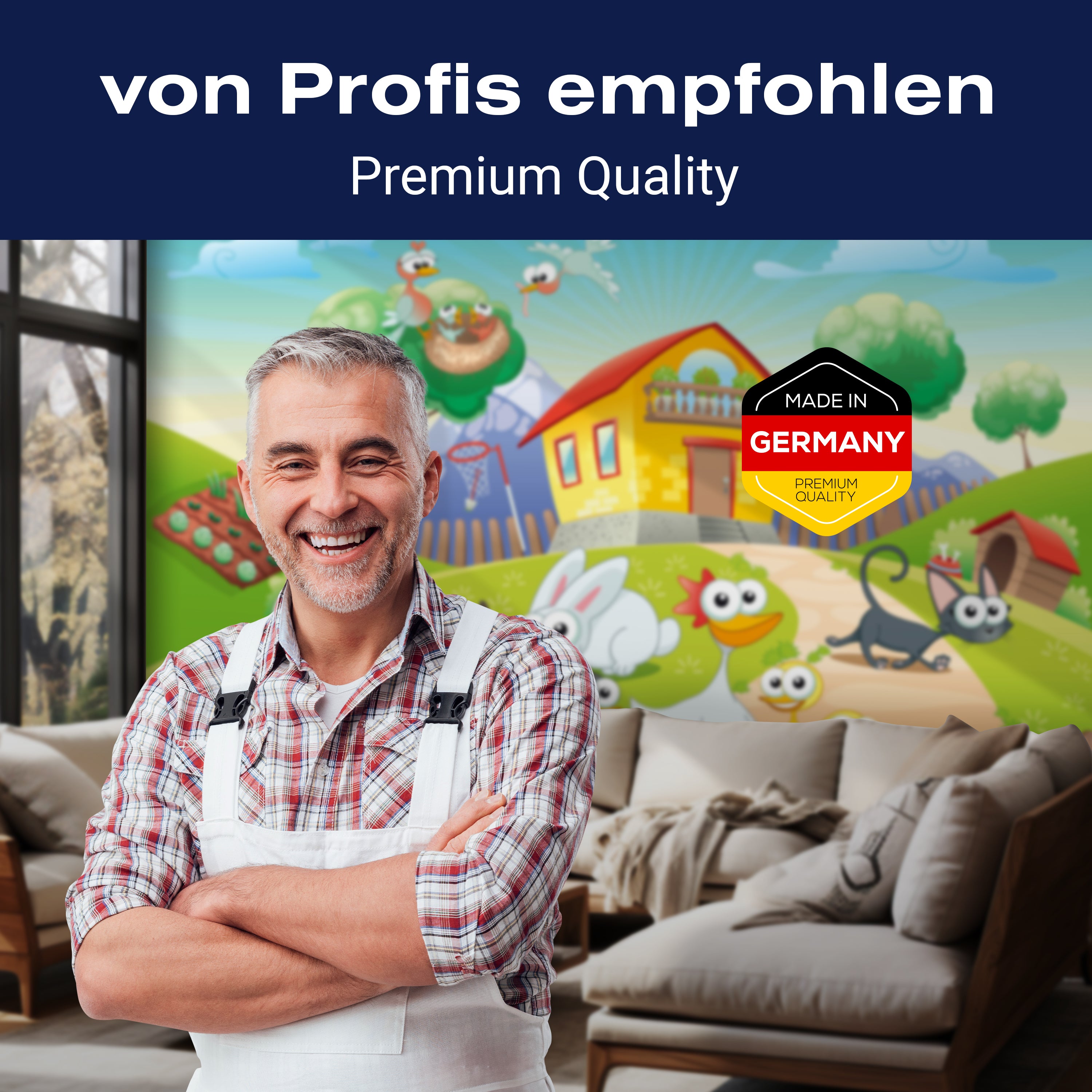 Fototapete Kinderzimmer Haustiere M0179 - Bild 5 Fototapete Kinderzimmer Haustiere M0179 - Bild 5