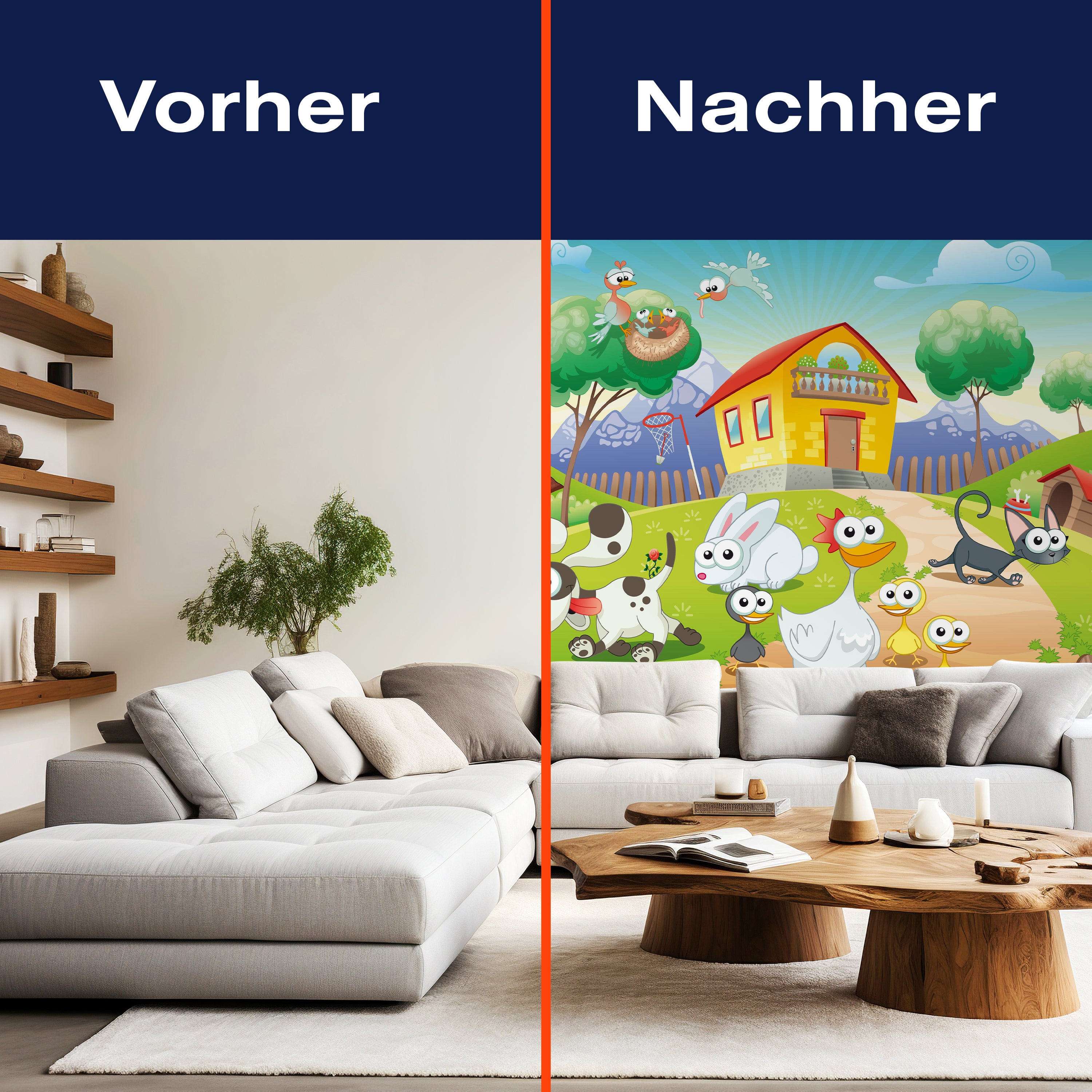 Fototapete Kinderzimmer Haustiere M0179 - Bild 9 Fototapete Kinderzimmer Haustiere M0179 - Bild 9