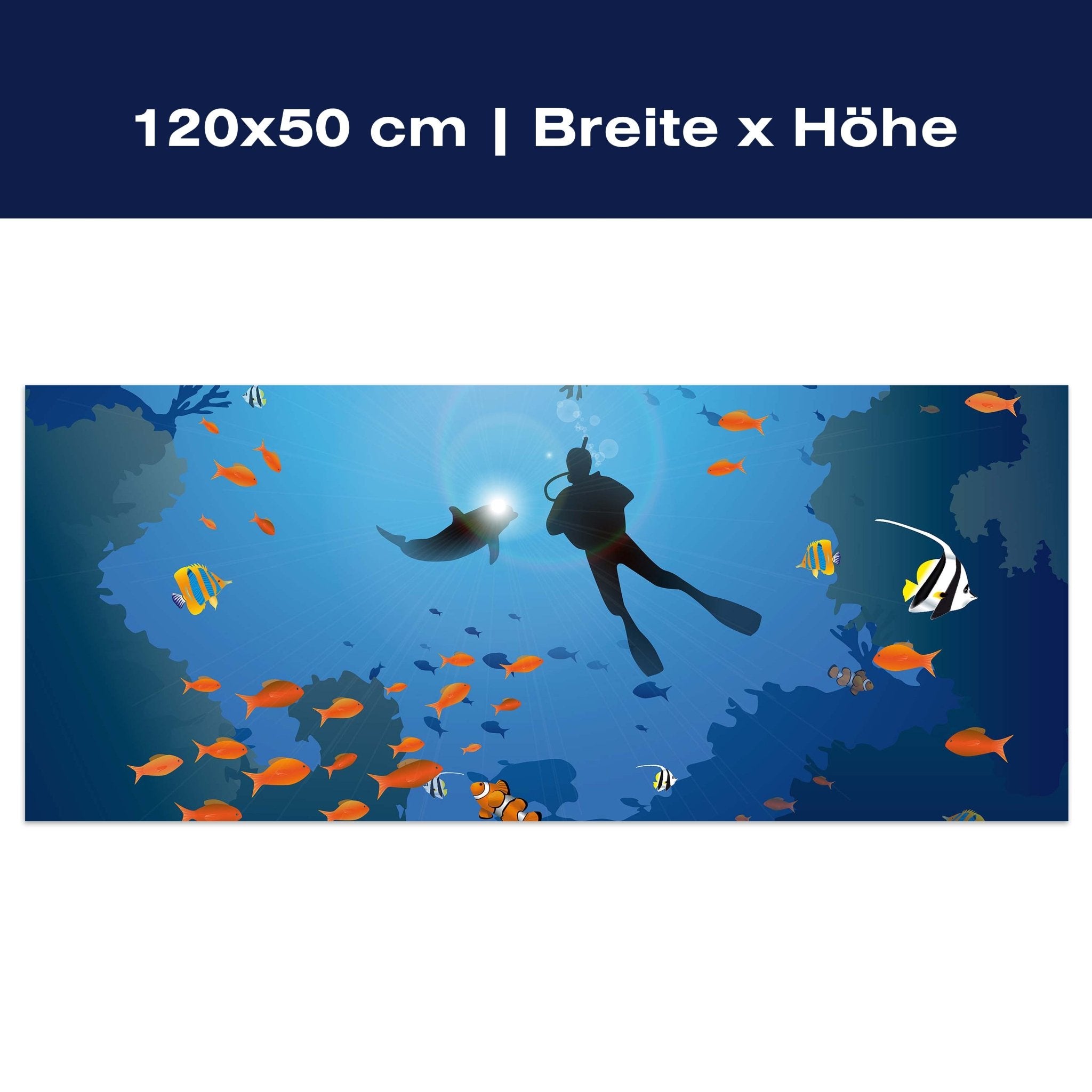 Leinwandbild Riff Meer M0182 Leinwandbild Riff Meer M0182