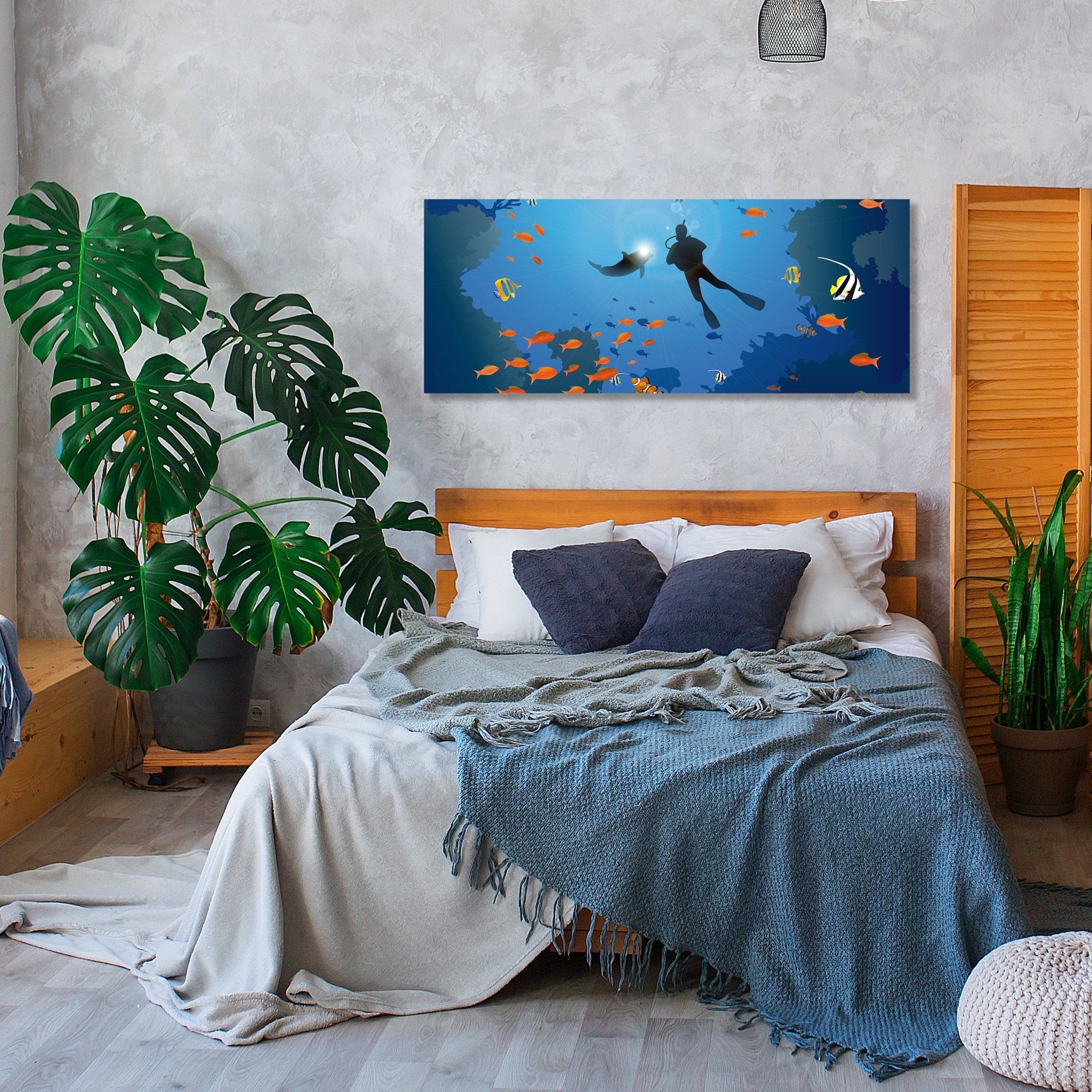 Leinwandbild Riff Meer M0182 kaufen - Bild 2 Leinwandbild Riff Meer M0182 kaufen - Bild 2