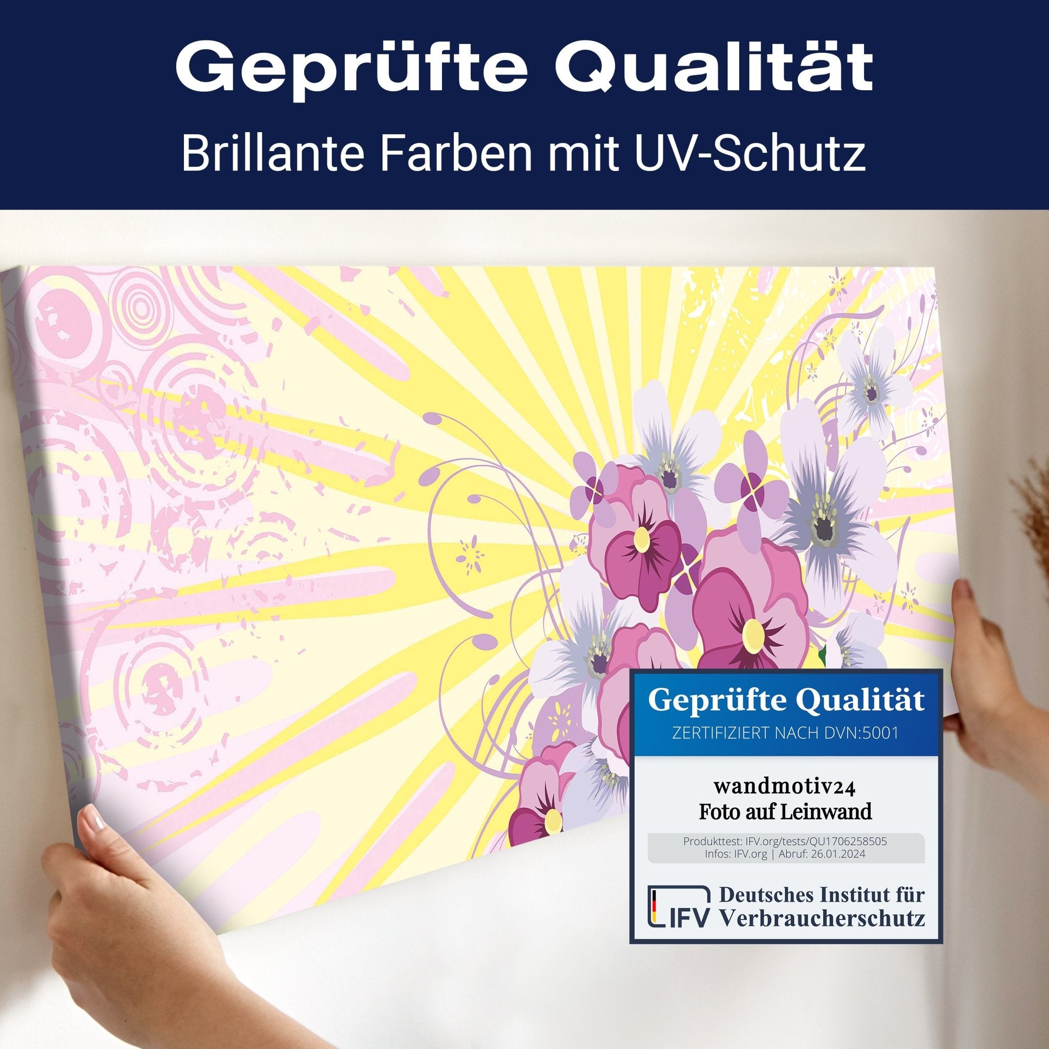 Leinwandbild Helena Floral M0185 kaufen - Bild 4 Leinwandbild Helena Floral M0185 kaufen - Bild 4