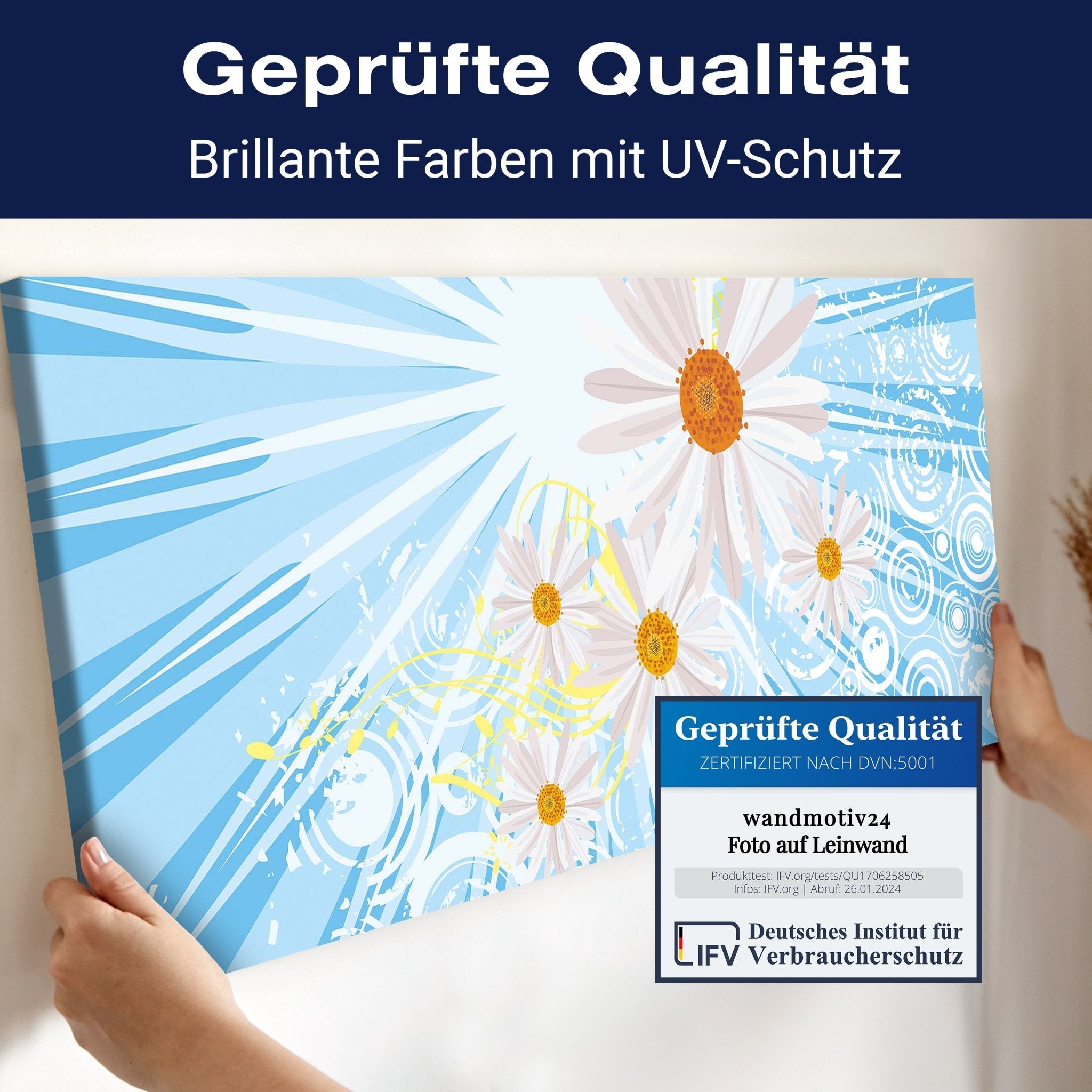 Leinwandbild Evelyn Floral M0186 kaufen - Bild 4 Leinwandbild Evelyn Floral M0186 kaufen - Bild 4