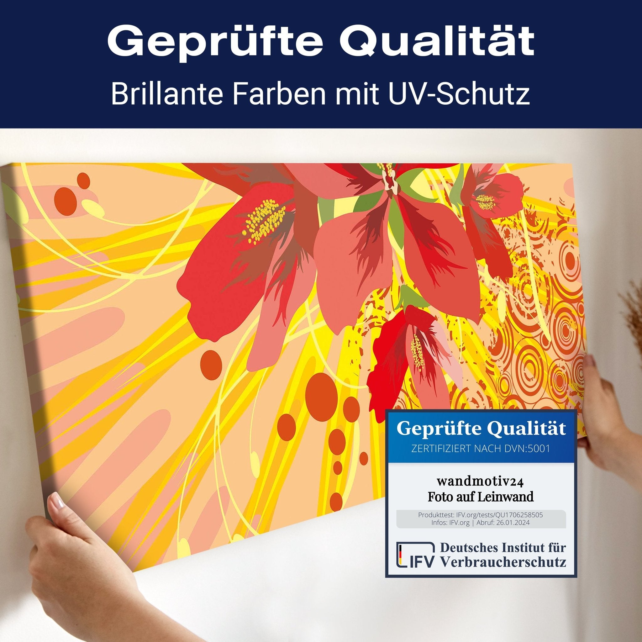 Leinwandbild Victoria Floral M0188 kaufen - Bild 4 Leinwandbild Victoria Floral M0188 kaufen - Bild 4