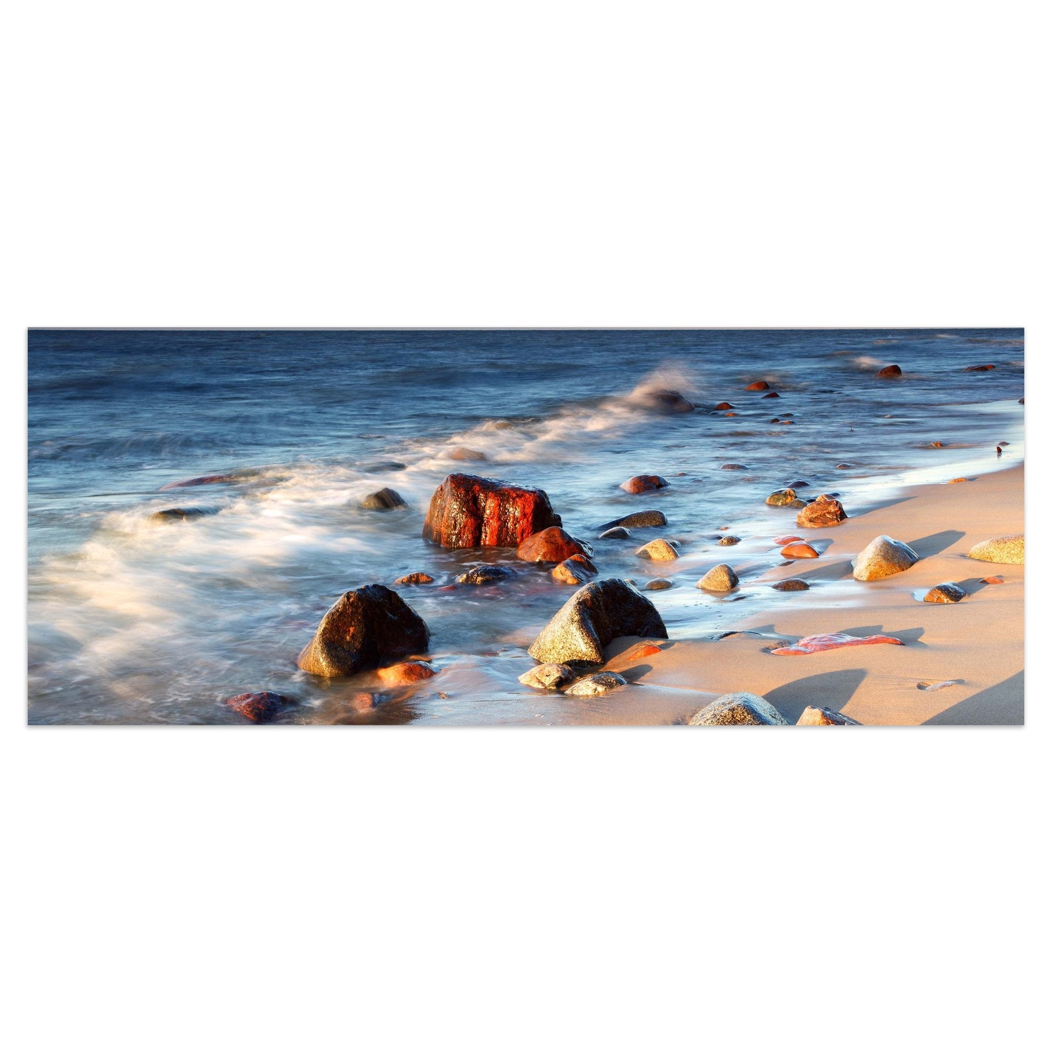 Leinwandbild Steinstrand Natur M0223 kaufen - Bild 1 Leinwandbild Steinstrand Natur M0223 kaufen - Bild 1