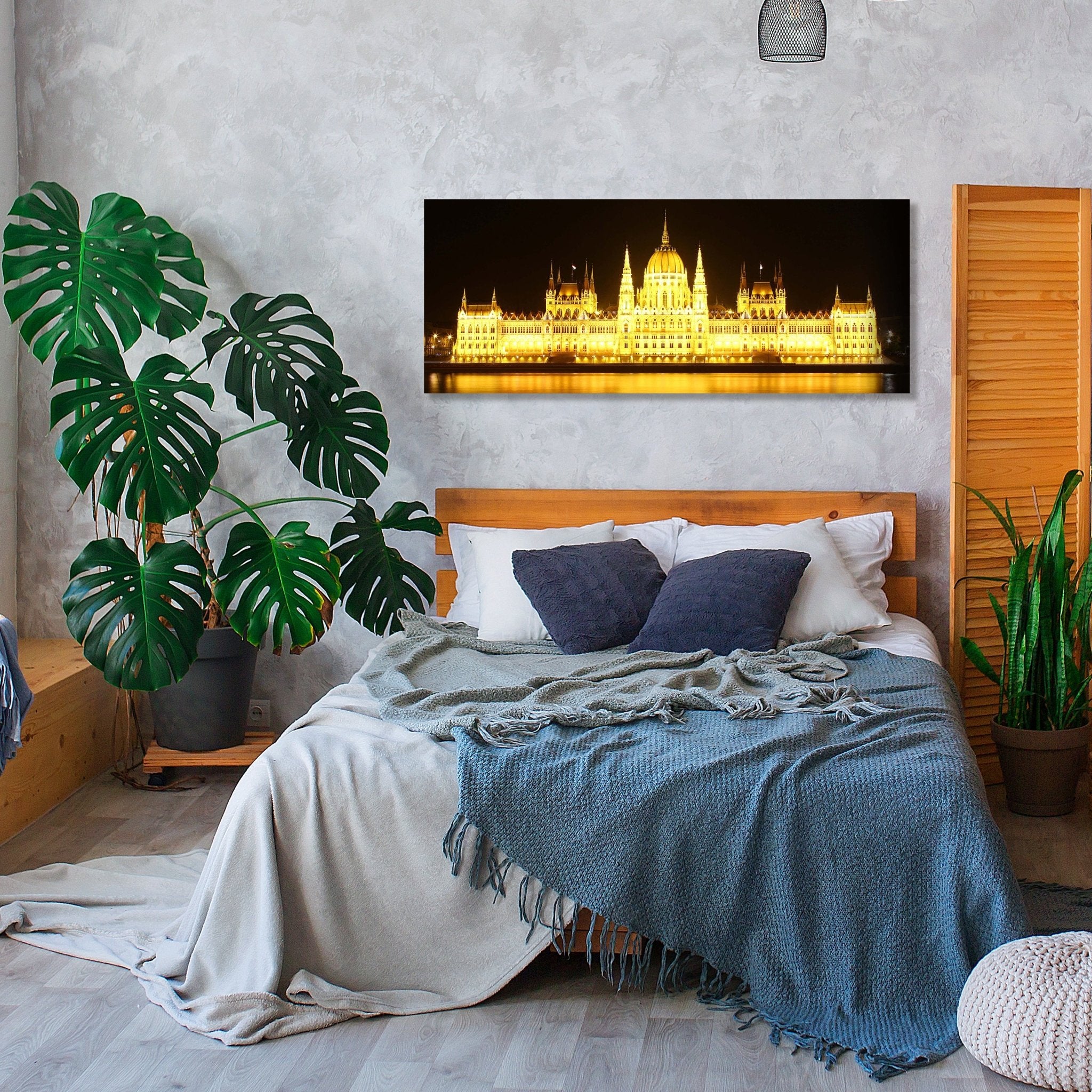 Leinwandbild Budapest bei Nacht M0226 kaufen - Bild 2 Leinwandbild Budapest bei Nacht M0226 kaufen - Bild 2