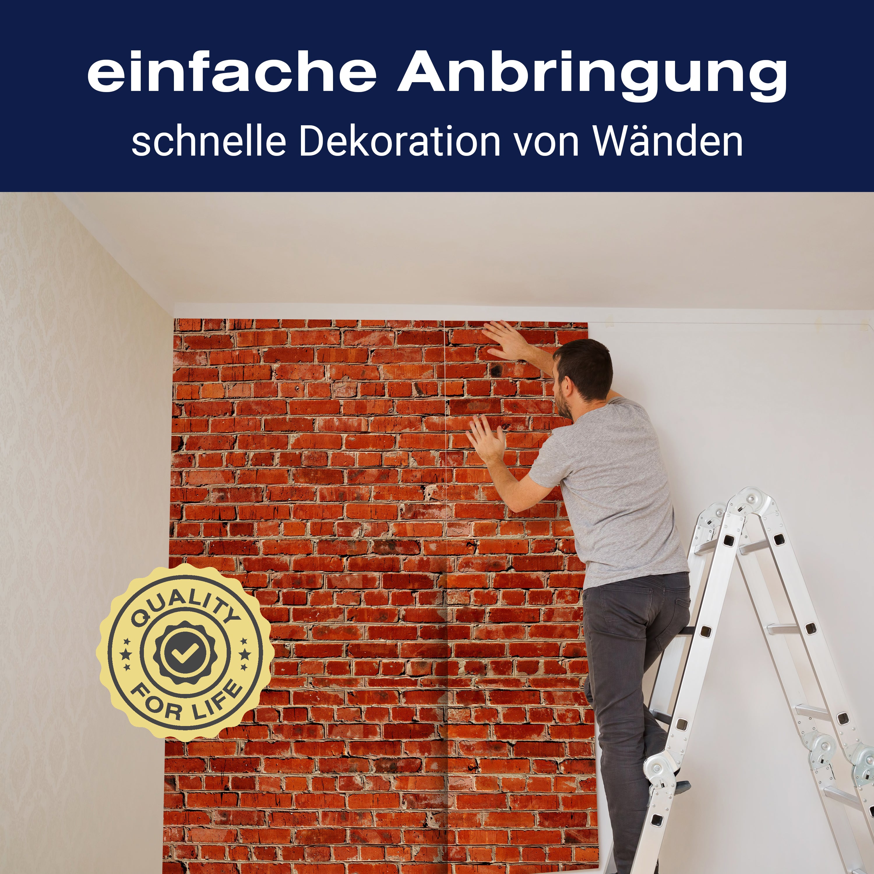 Fototapete Backstein rot M0240 - Bild 3 Fototapete Backstein rot M0240 - Bild 3