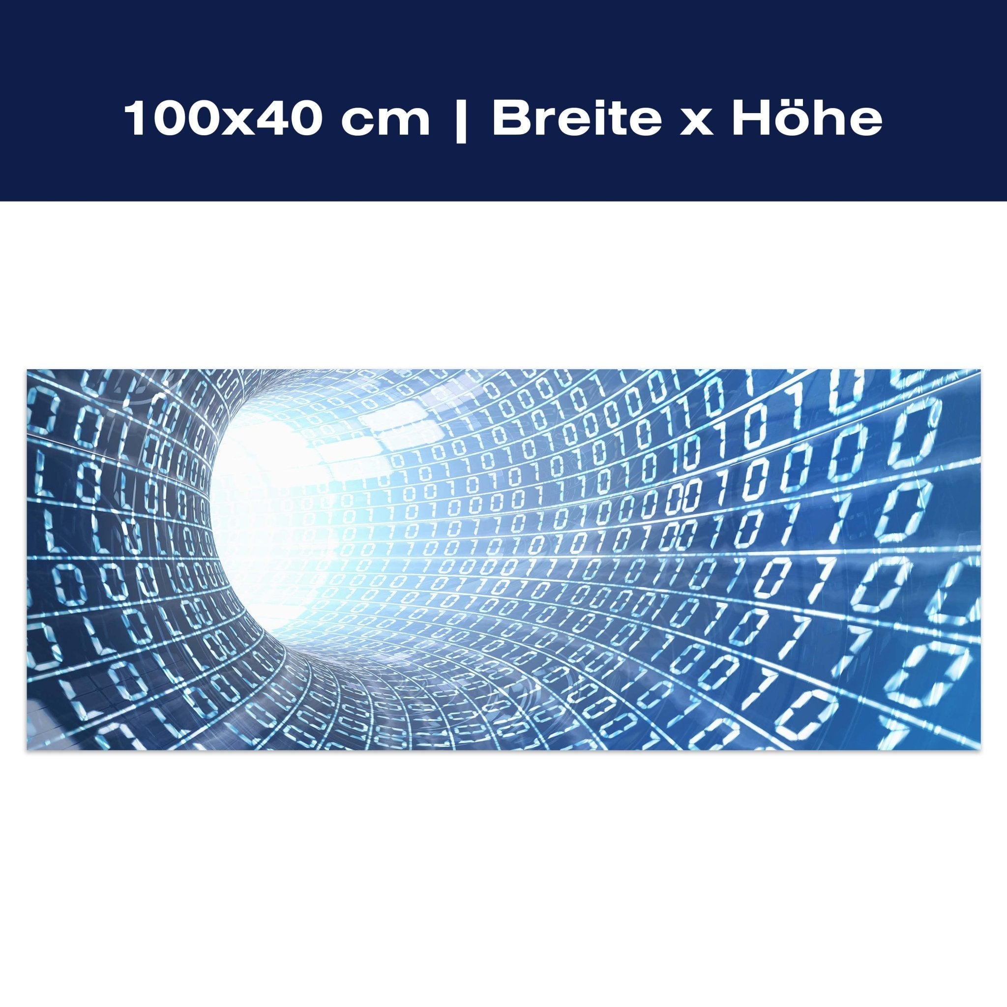 Leinwandbild Datentunnel Internet M0243 Leinwandbild Datentunnel Internet M0243