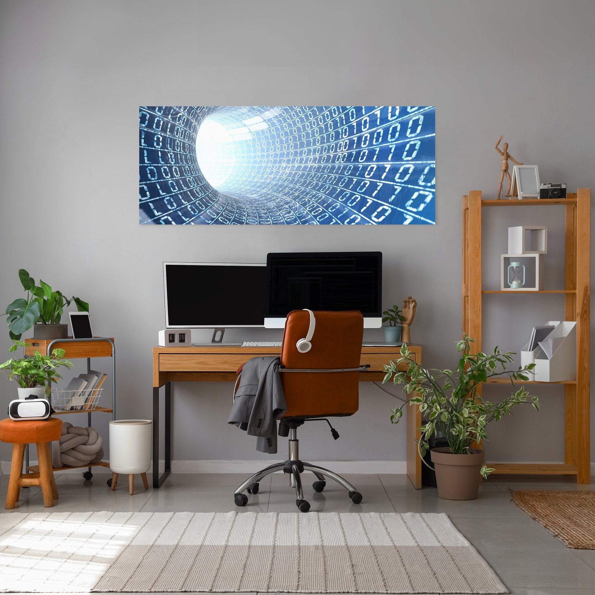 Leinwandbild Datentunnel Internet M0243 kaufen - Bild 3 Leinwandbild Datentunnel Internet M0243 kaufen - Bild 3