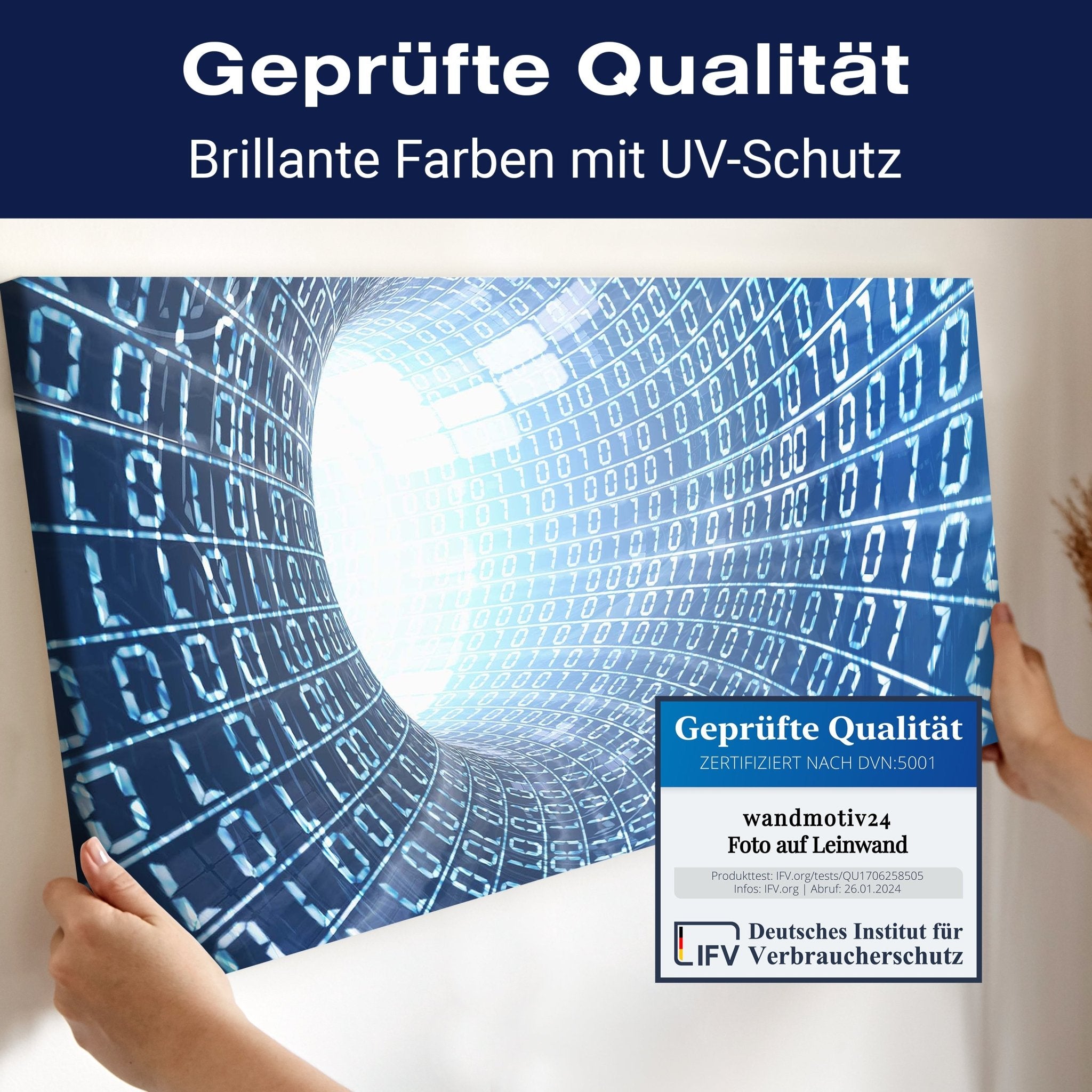 Leinwandbild Datentunnel Internet M0243 kaufen - Bild 4 Leinwandbild Datentunnel Internet M0243 kaufen - Bild 4