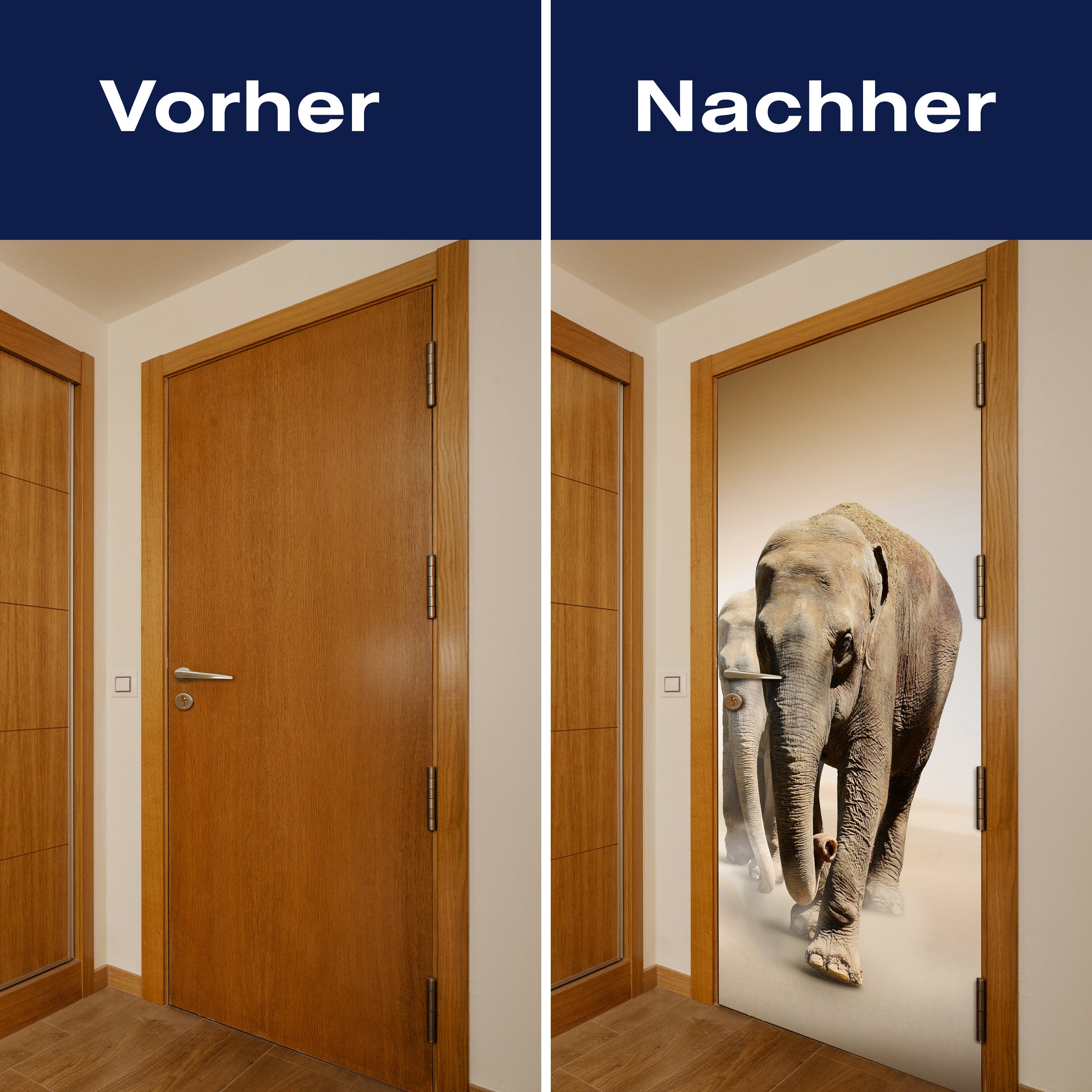 Türtapete Elefantengruppe Afrika M0245 - Bild 10 Türtapete Elefantengruppe Afrika M0245 - Bild 10