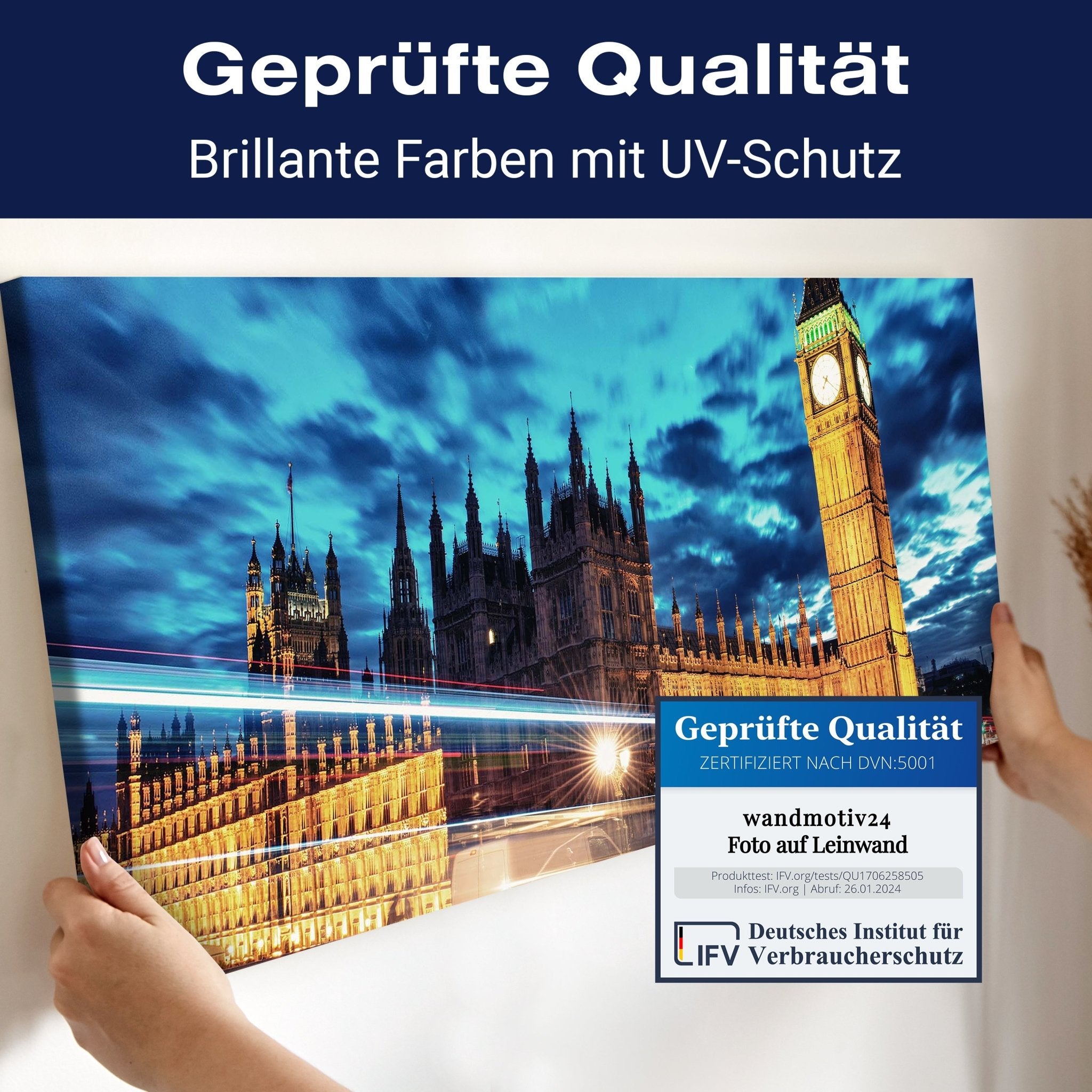 Leinwandbild Big Ben London M0248 kaufen - Bild 4 Leinwandbild Big Ben London M0248 kaufen - Bild 4