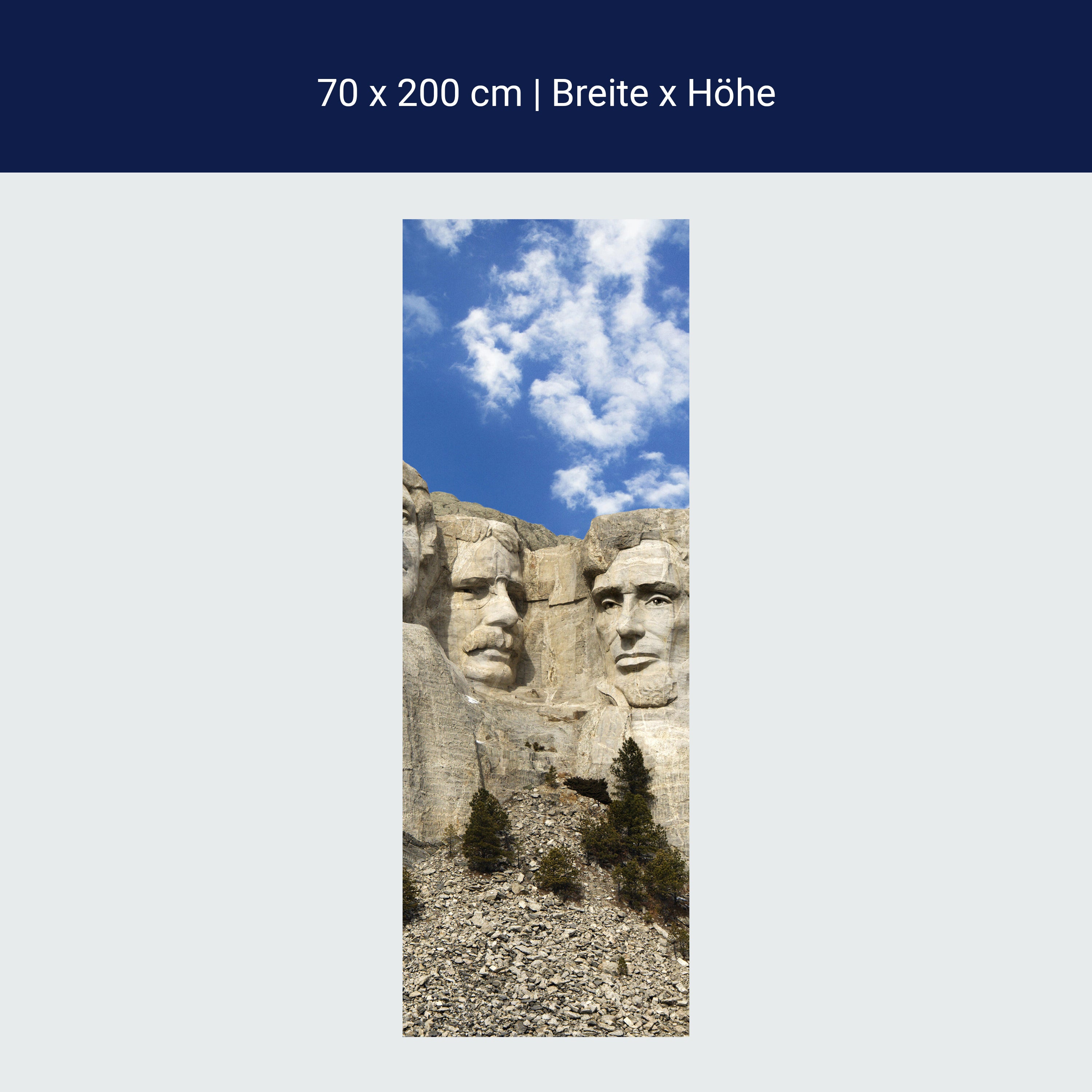 Türtapete Mount Rushmore Amerika M0250 Türtapete Mount Rushmore Amerika M0250