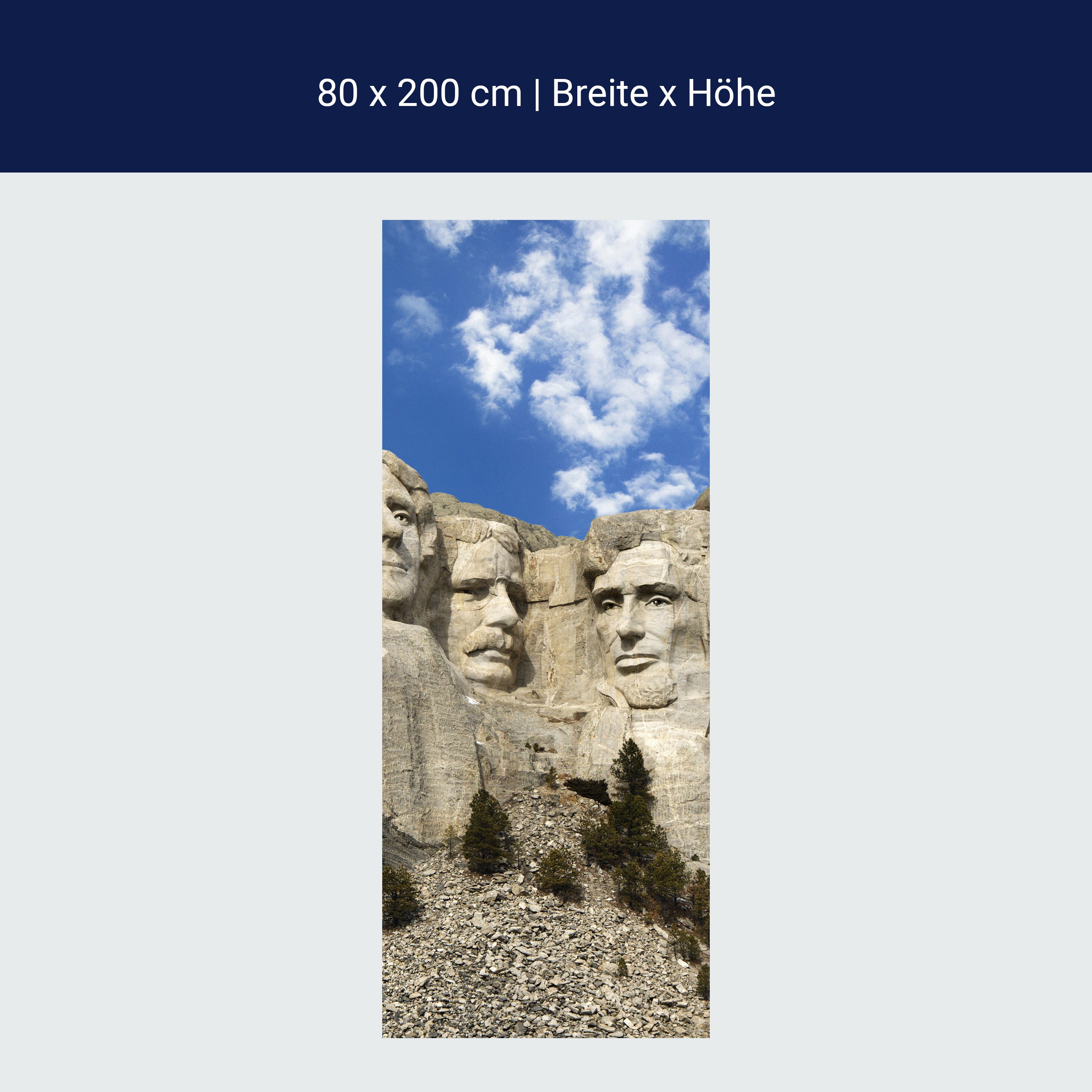 Türtapete Mount Rushmore Amerika M0250 Türtapete Mount Rushmore Amerika M0250
