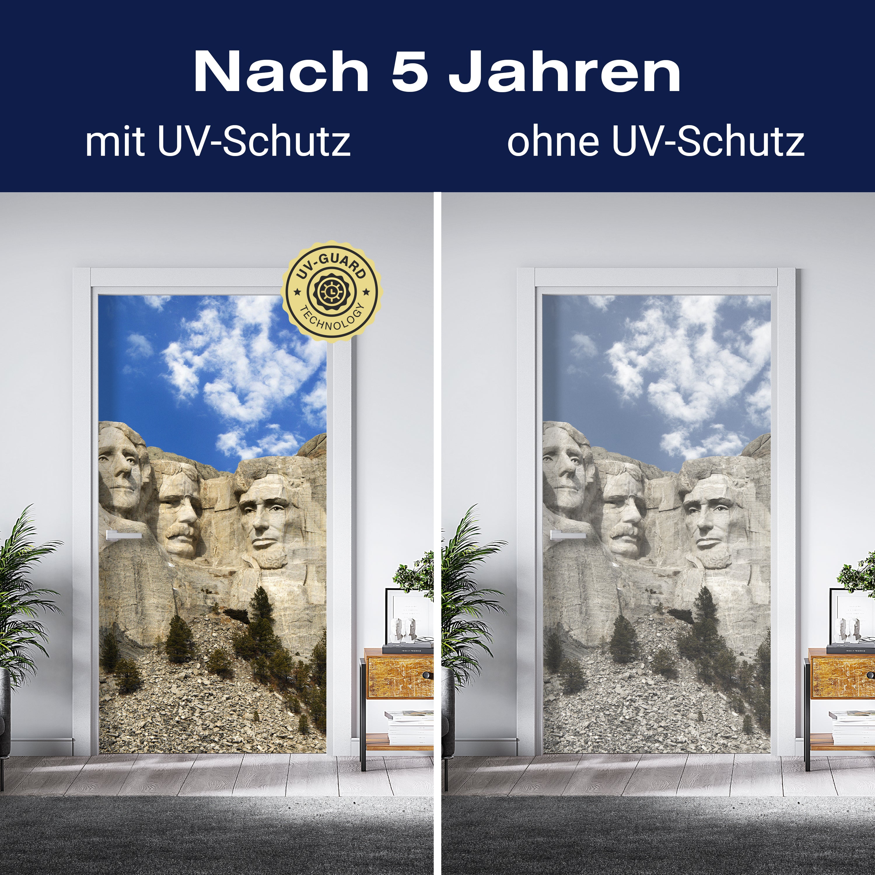 Türtapete Mount Rushmore Amerika M0250 - Bild 4 Türtapete Mount Rushmore Amerika M0250 - Bild 4