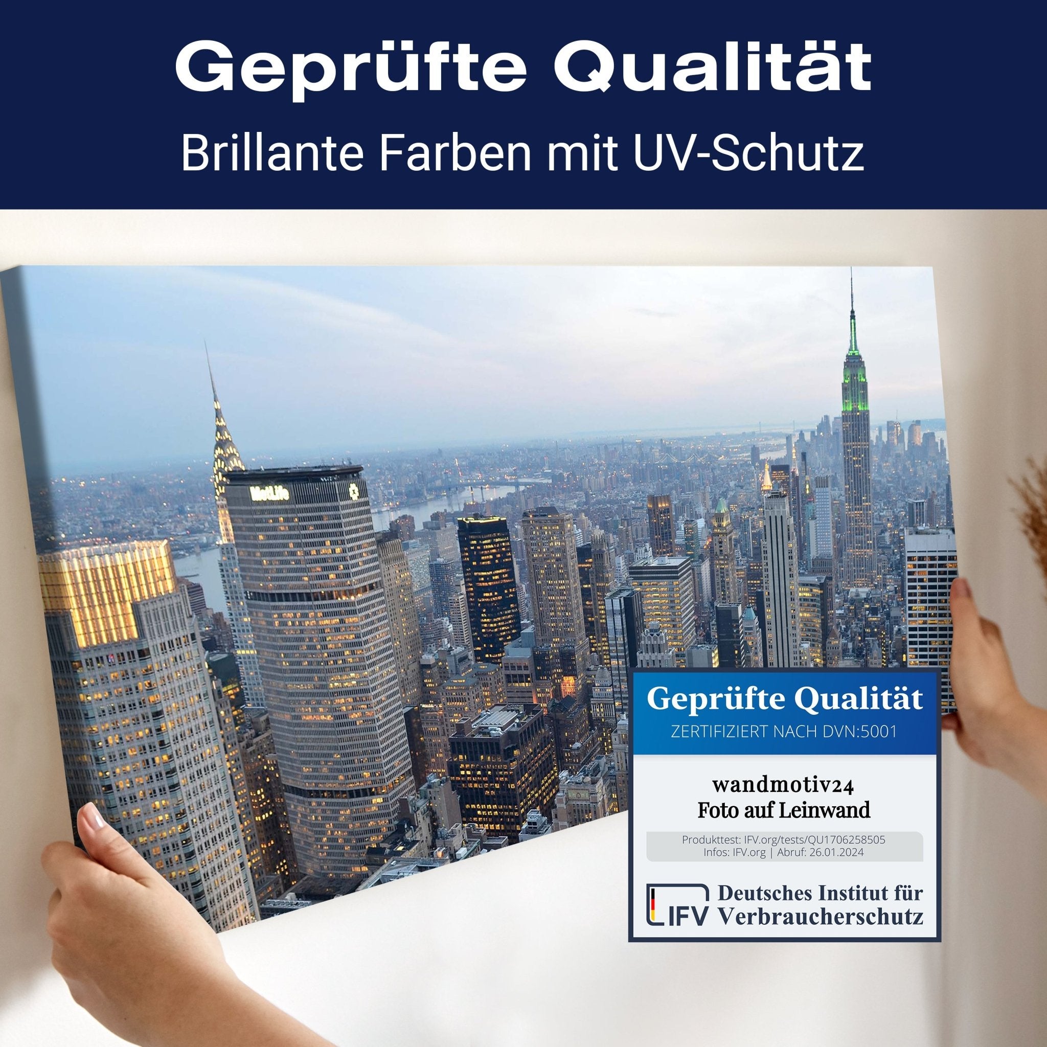 Leinwandbild New York Skyview M0254 kaufen - Bild 4 Leinwandbild New York Skyview M0254 kaufen - Bild 4
