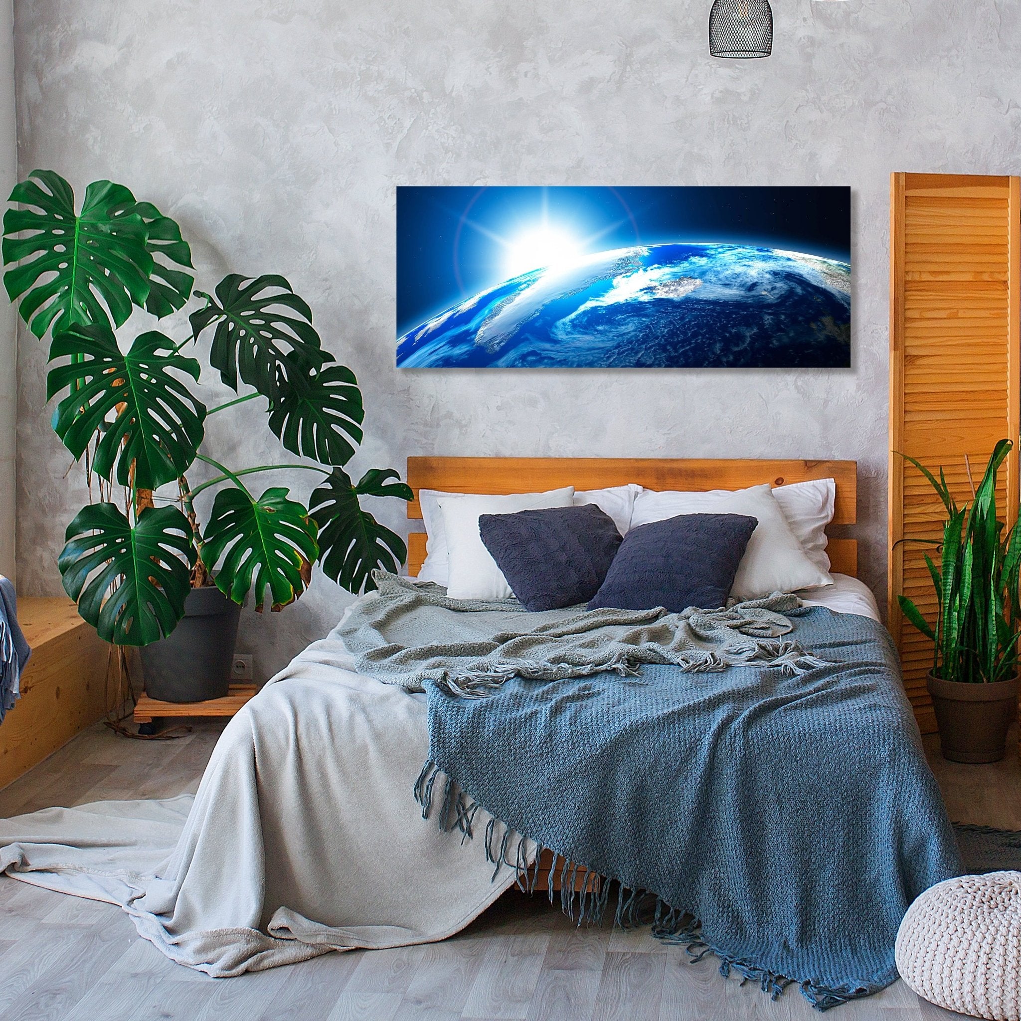 Leinwandbild Sunrise Earth Space M0255 kaufen - Bild 2 Leinwandbild Sunrise Earth Space M0255 kaufen - Bild 2