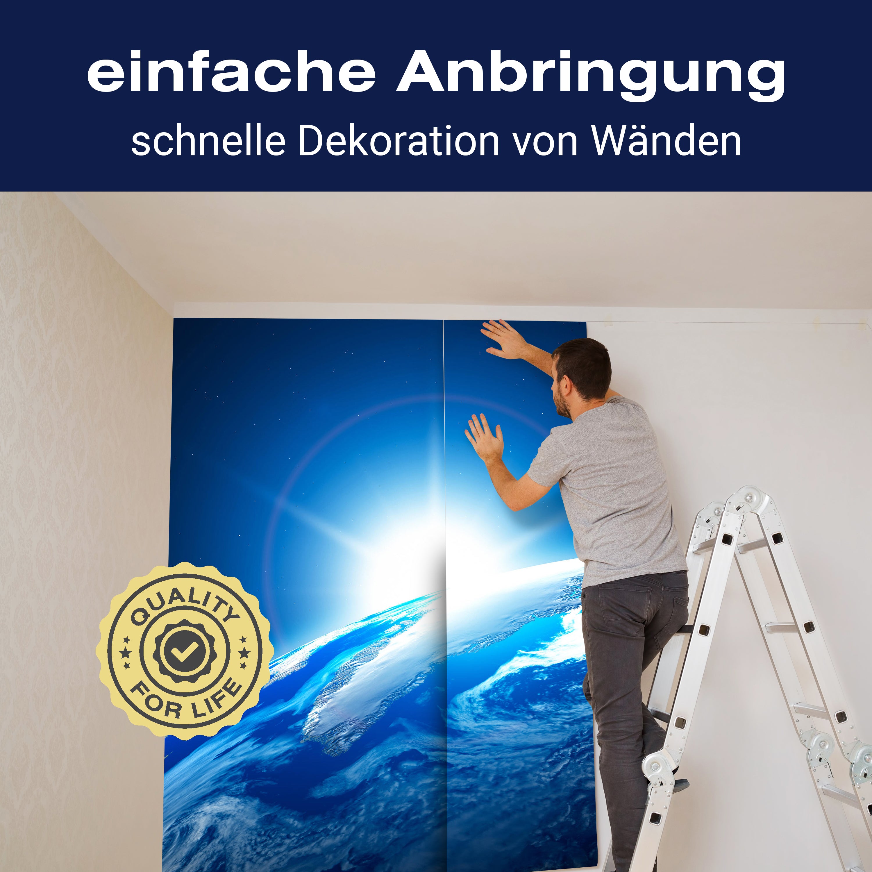 Fototapete Erde im Weltall 2 M0255 - Bild 3 Fototapete Erde im Weltall 2 M0255 - Bild 3