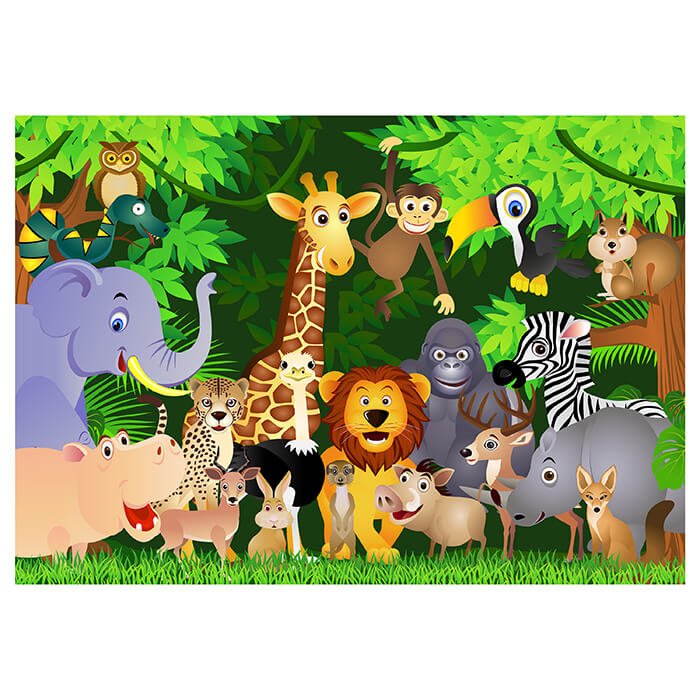 Fototapete Party, Urwald M0260 - Bild 2 Fototapete Party, Urwald M0260 - Bild 2