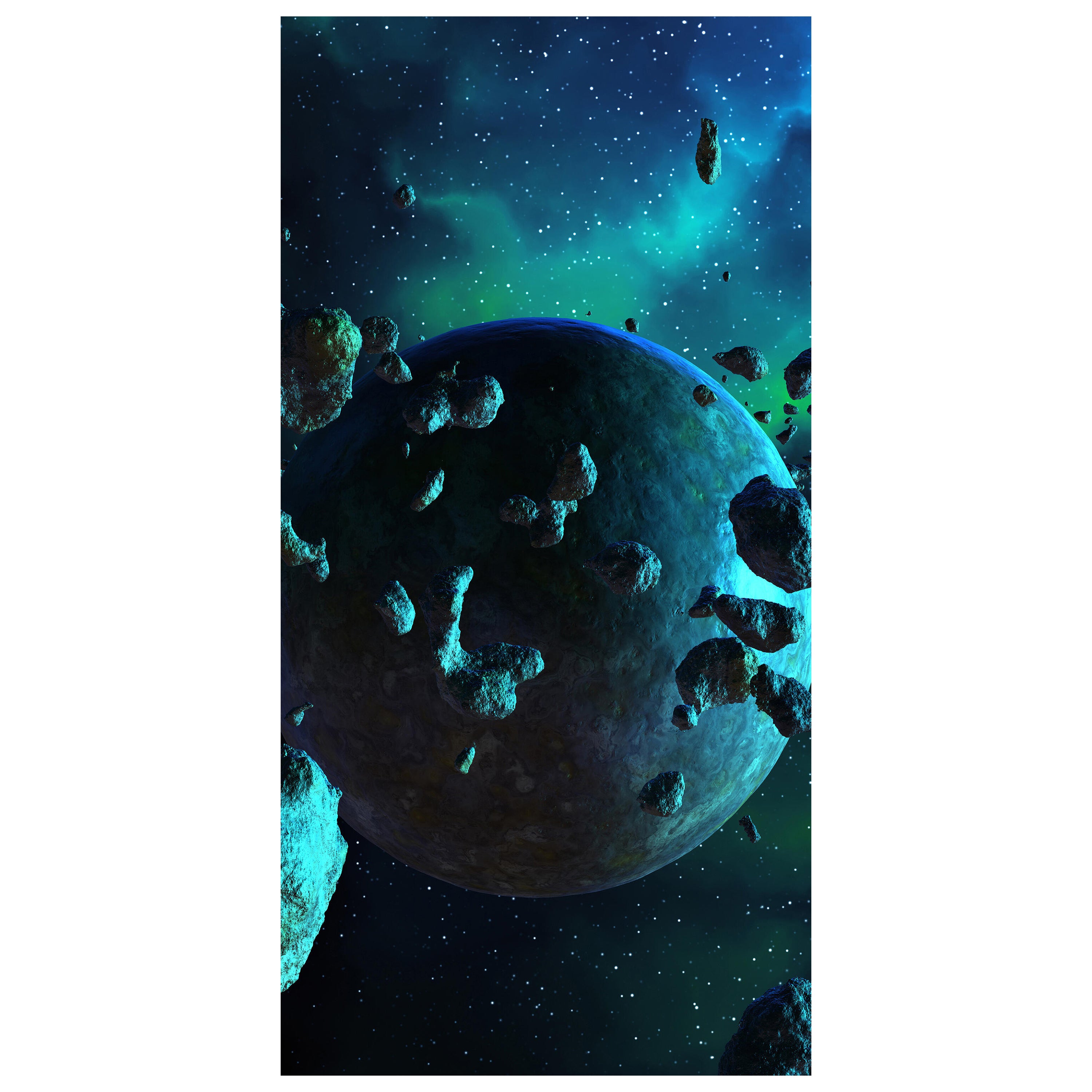 Türtapete Asteroidenfeld Space M0263 - Bild 2 Türtapete Asteroidenfeld Space M0263 - Bild 2