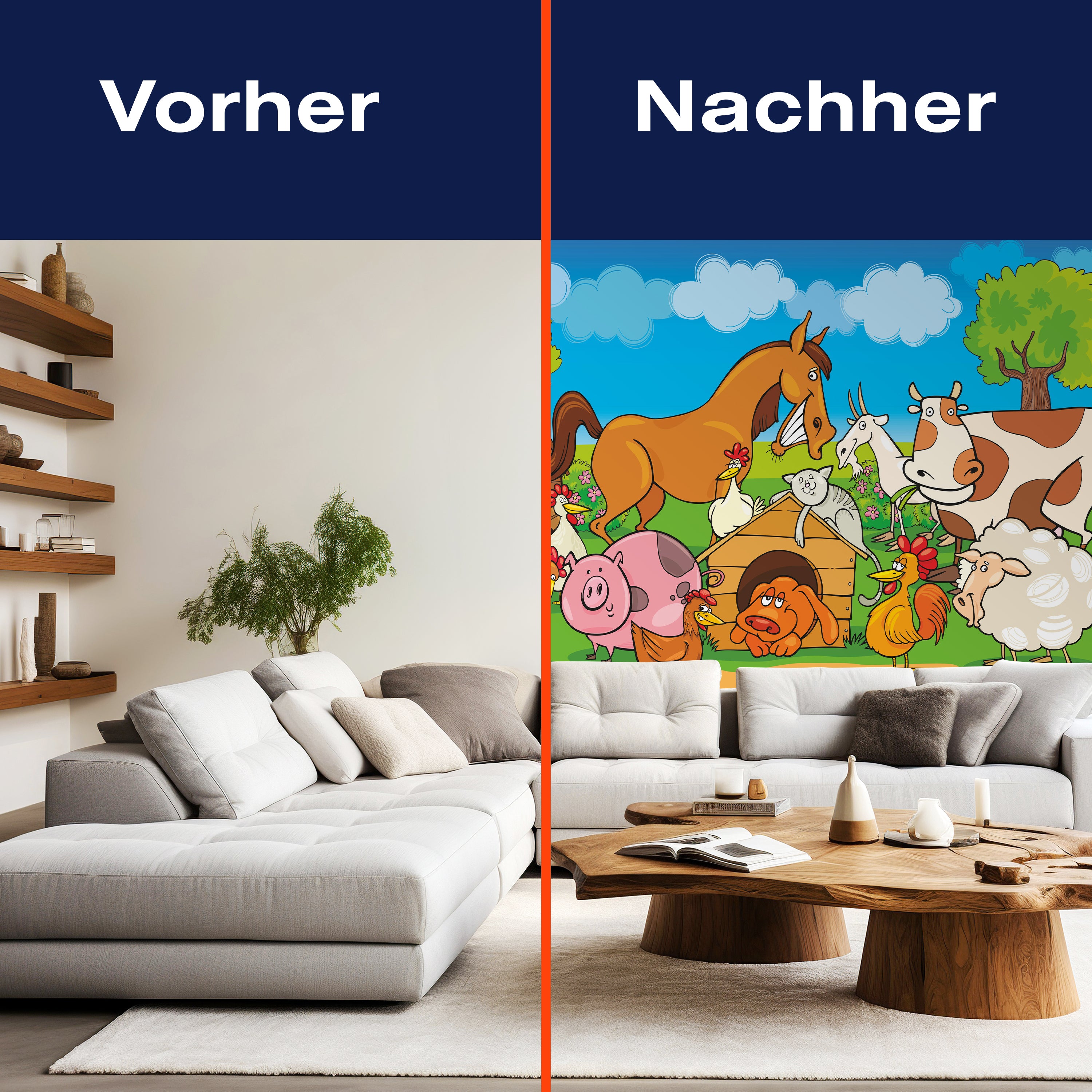 Fototapete Bauernhof Kinderzimmer 2 M0274 - Bild 9 Fototapete Bauernhof Kinderzimmer 2 M0274 - Bild 9