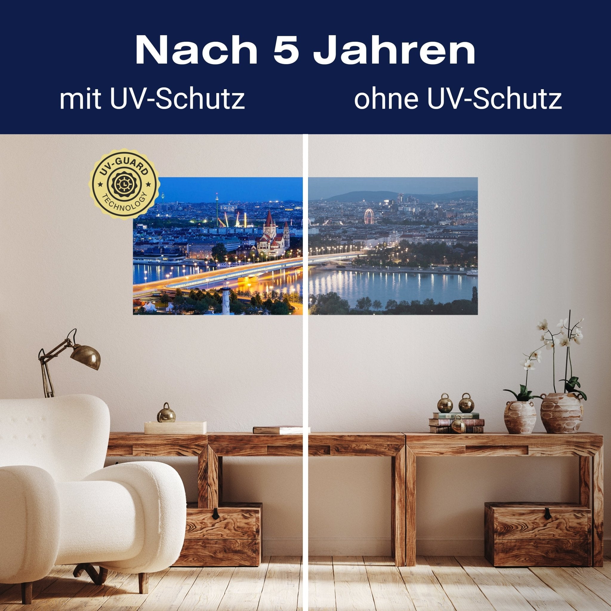 Leinwandbild Wien bei Nacht M0276 kaufen - Bild 9 Leinwandbild Wien bei Nacht M0276 kaufen - Bild 9