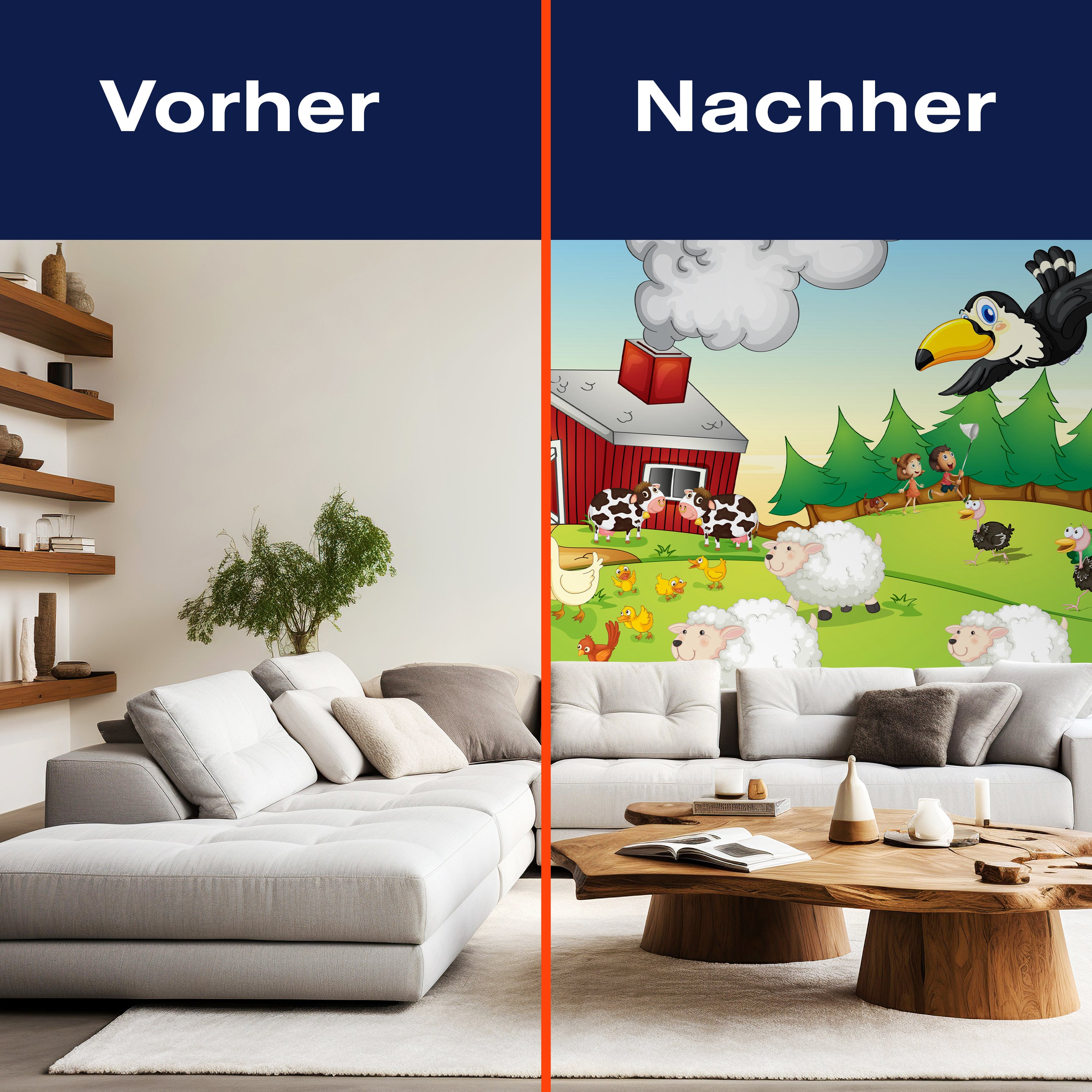 Fototapete Bauernhof Kinderzimmer 1 M0280 - Bild 9 Fototapete Bauernhof Kinderzimmer 1 M0280 - Bild 9