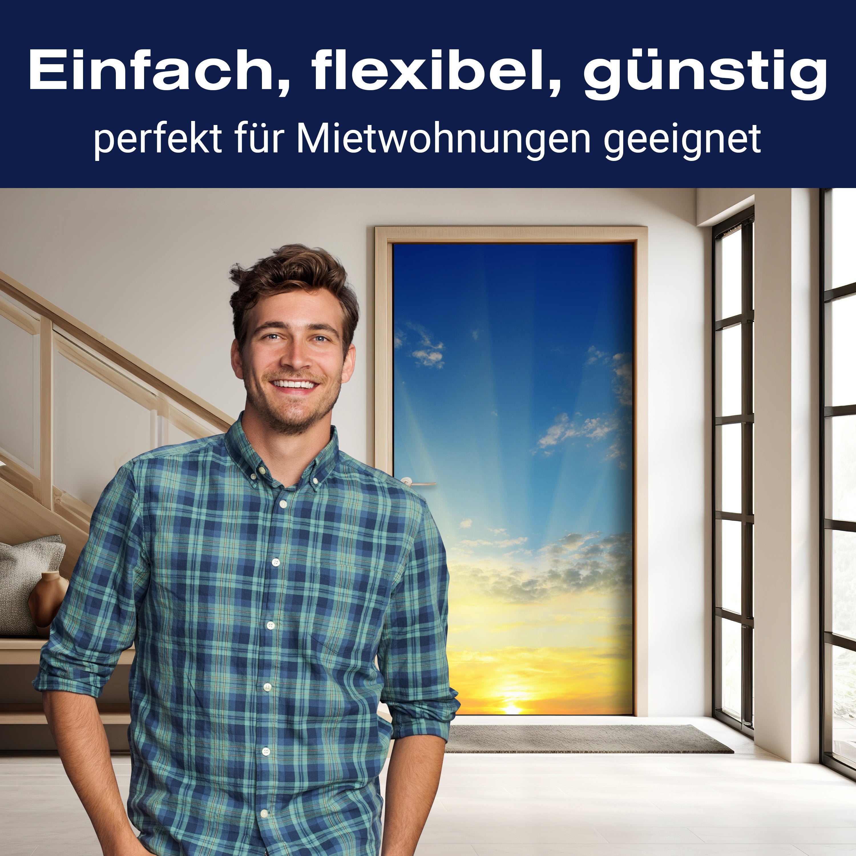 Türtapete Sonnenaufgang Natur M0283 - Bild 3 Türtapete Sonnenaufgang Natur M0283 - Bild 3