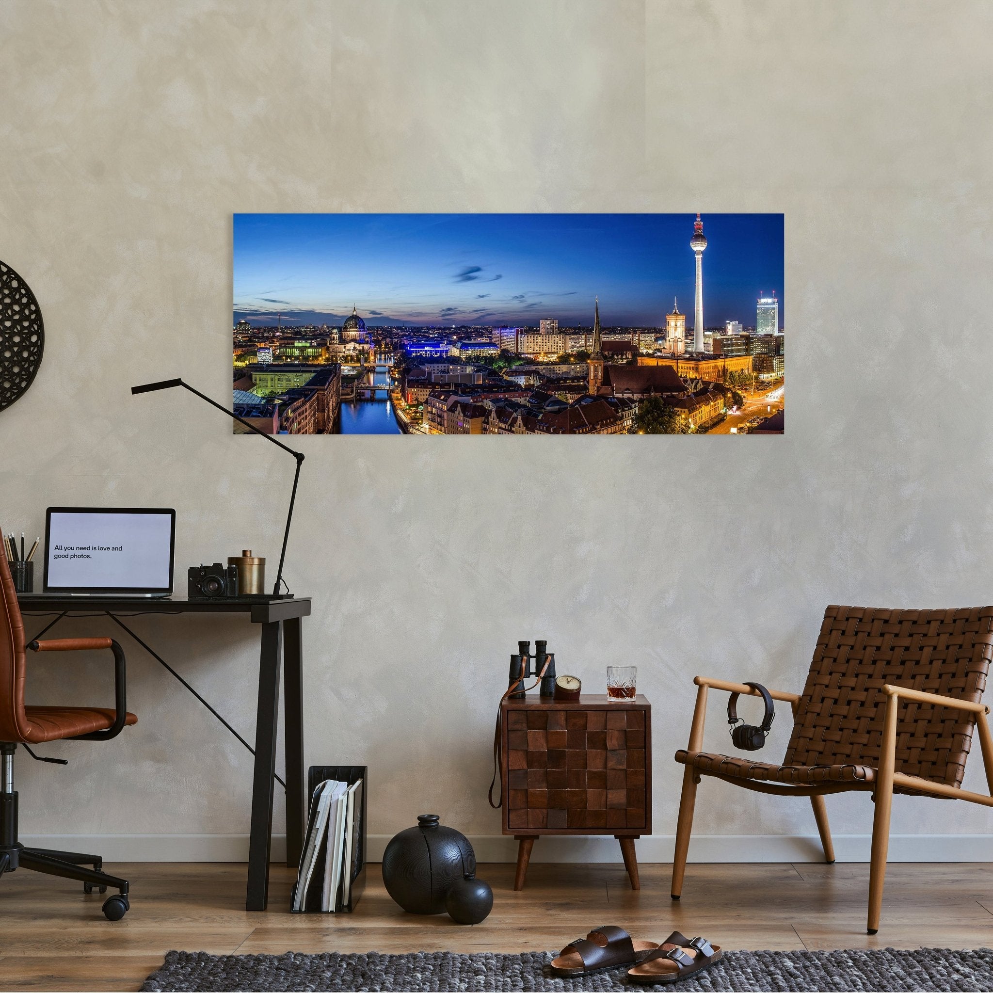 Leinwandbild Berlin bei Nacht M0290 kaufen - Bild 2 Leinwandbild Berlin bei Nacht M0290 kaufen - Bild 2