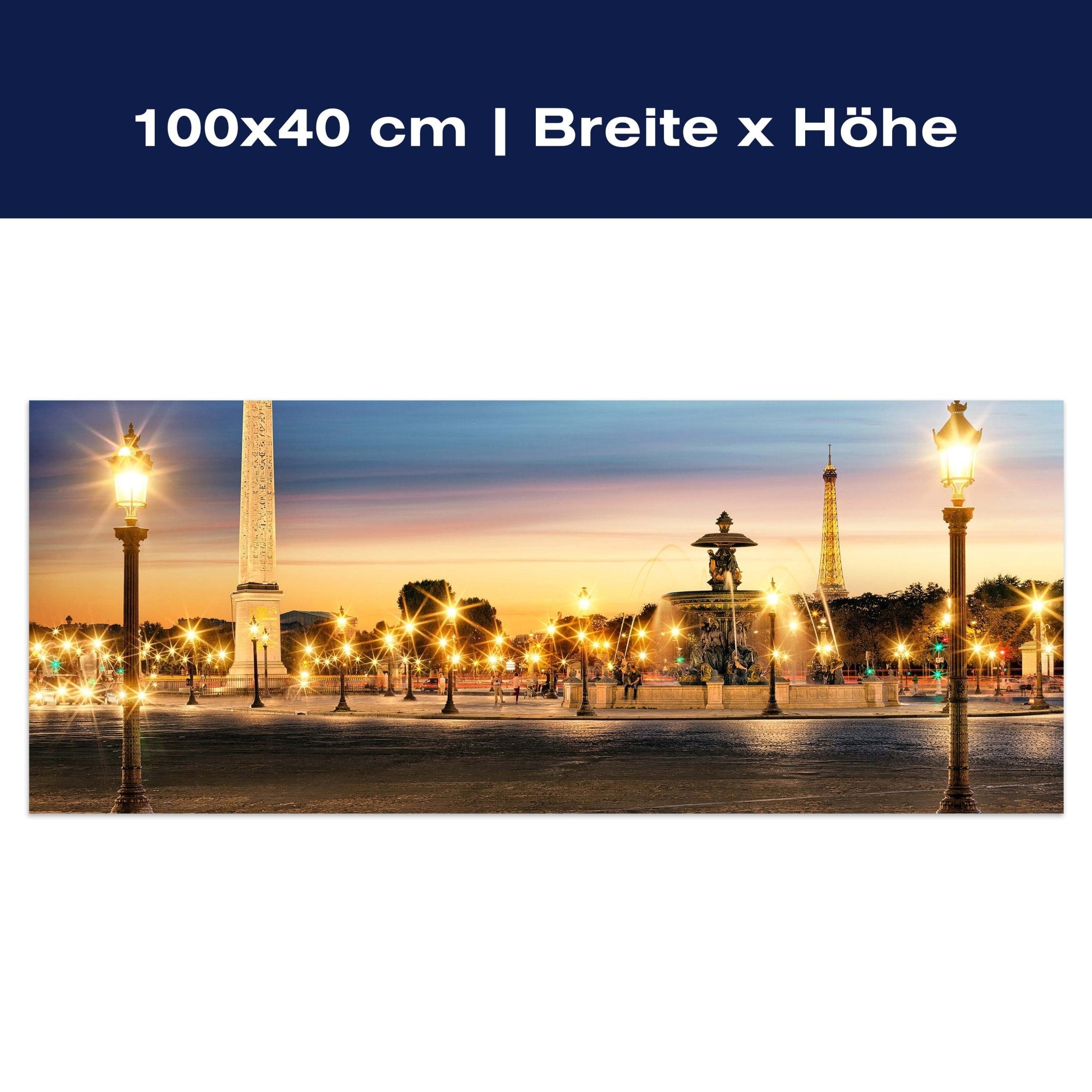 Leinwandbild Place de la Concorde M0295 Leinwandbild Place de la Concorde M0295