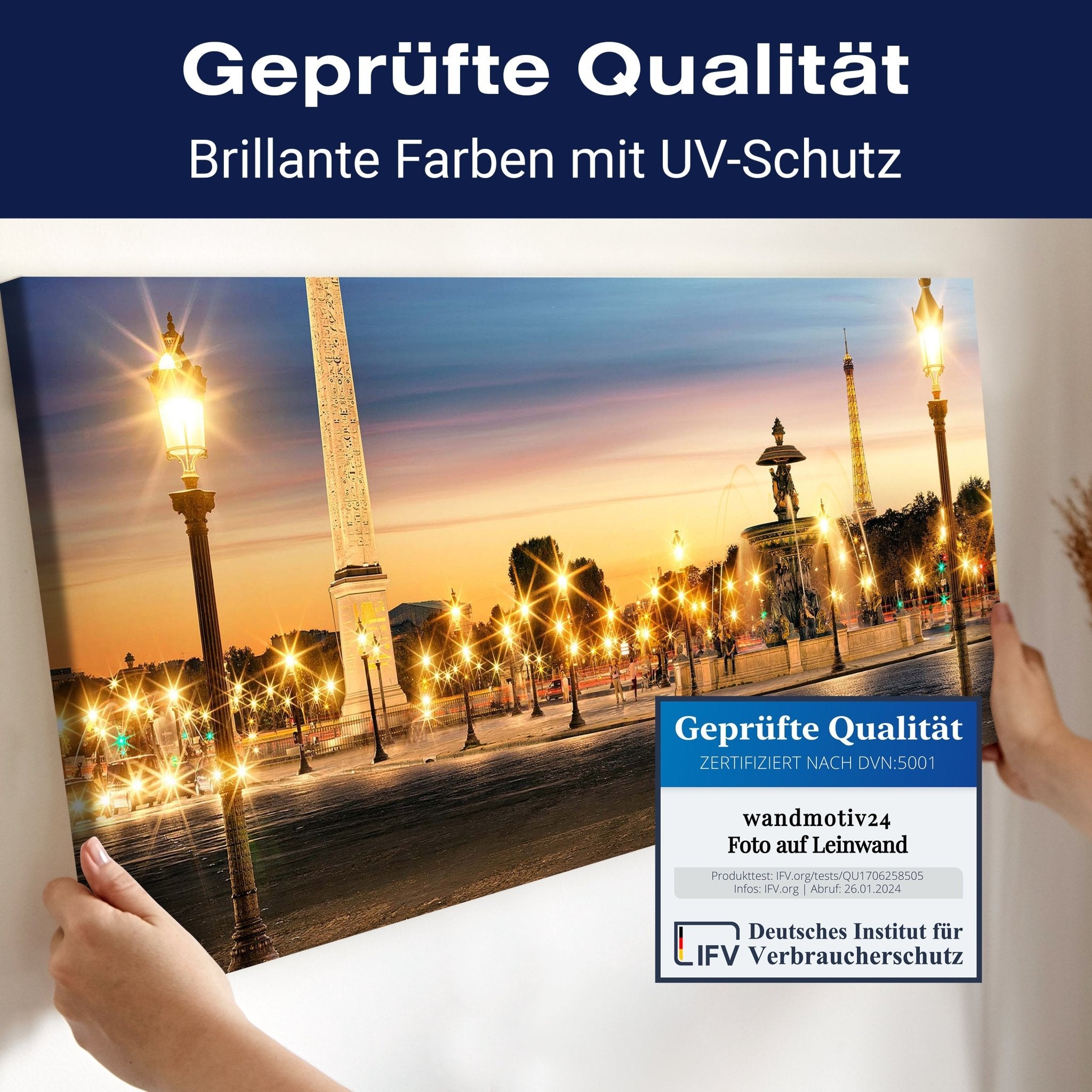 Leinwandbild Place de la Concorde M0295 kaufen - Bild 4 Leinwandbild Place de la Concorde M0295 kaufen - Bild 4