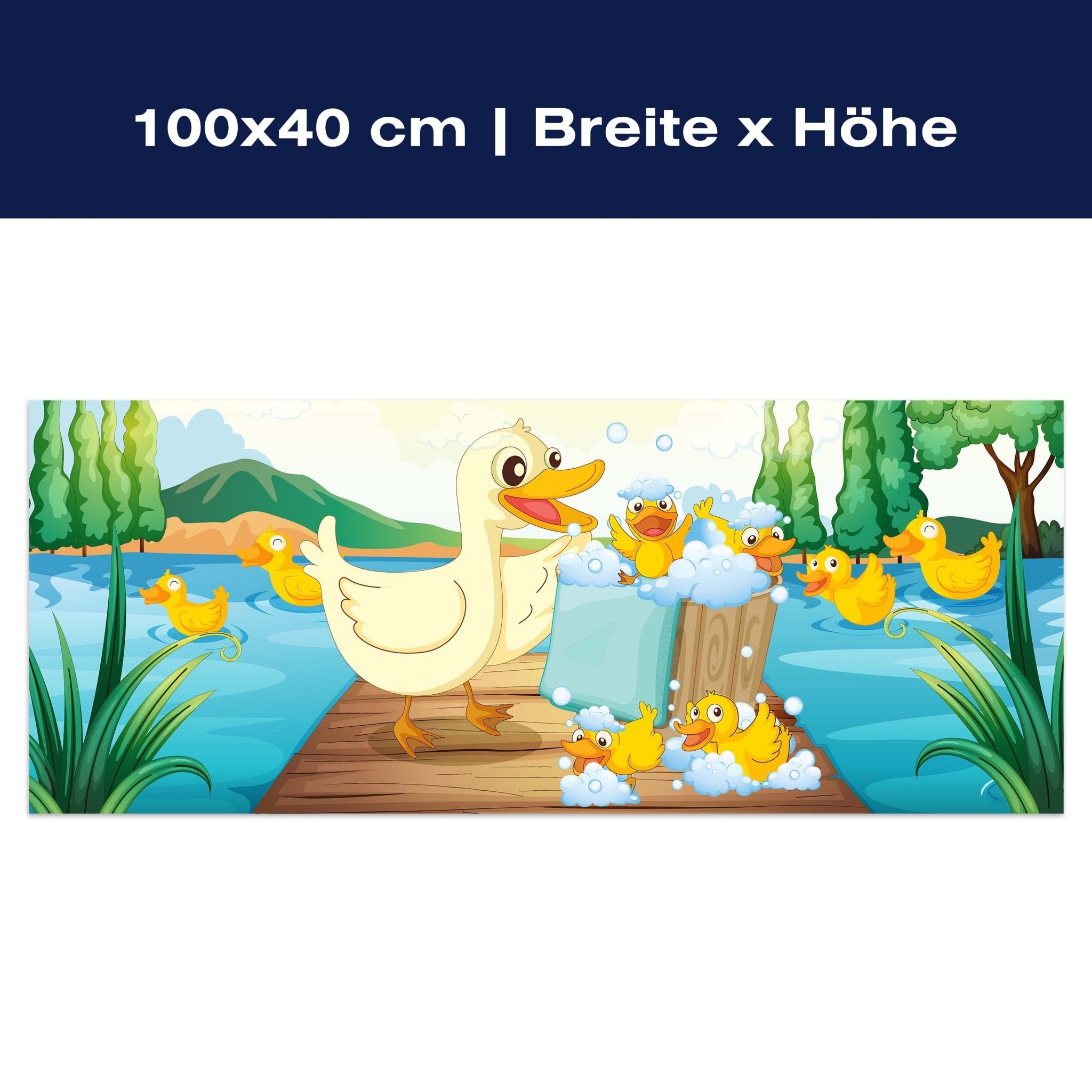 Leinwandbild Waschtag Kinder M0304 Leinwandbild Waschtag Kinder M0304