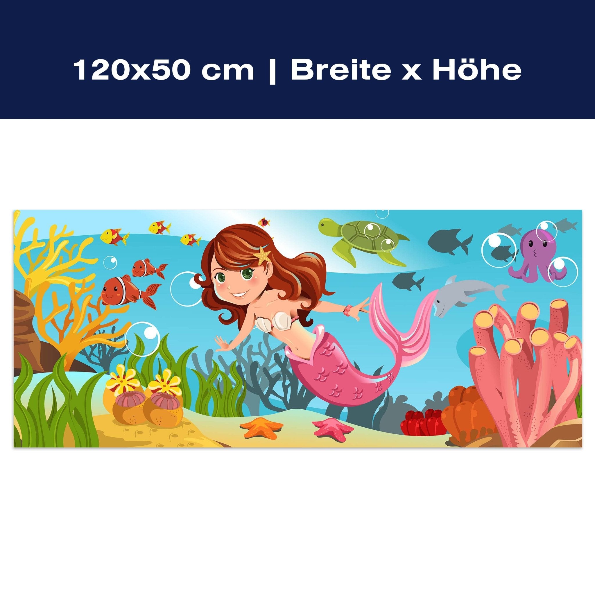 Leinwandbild kleine Meerjungfrau M0318 Leinwandbild kleine Meerjungfrau M0318