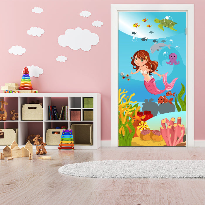 Türtapete kleine Meerjungfrau M0318 - Bild 1 Türtapete kleine Meerjungfrau M0318 - Bild 1