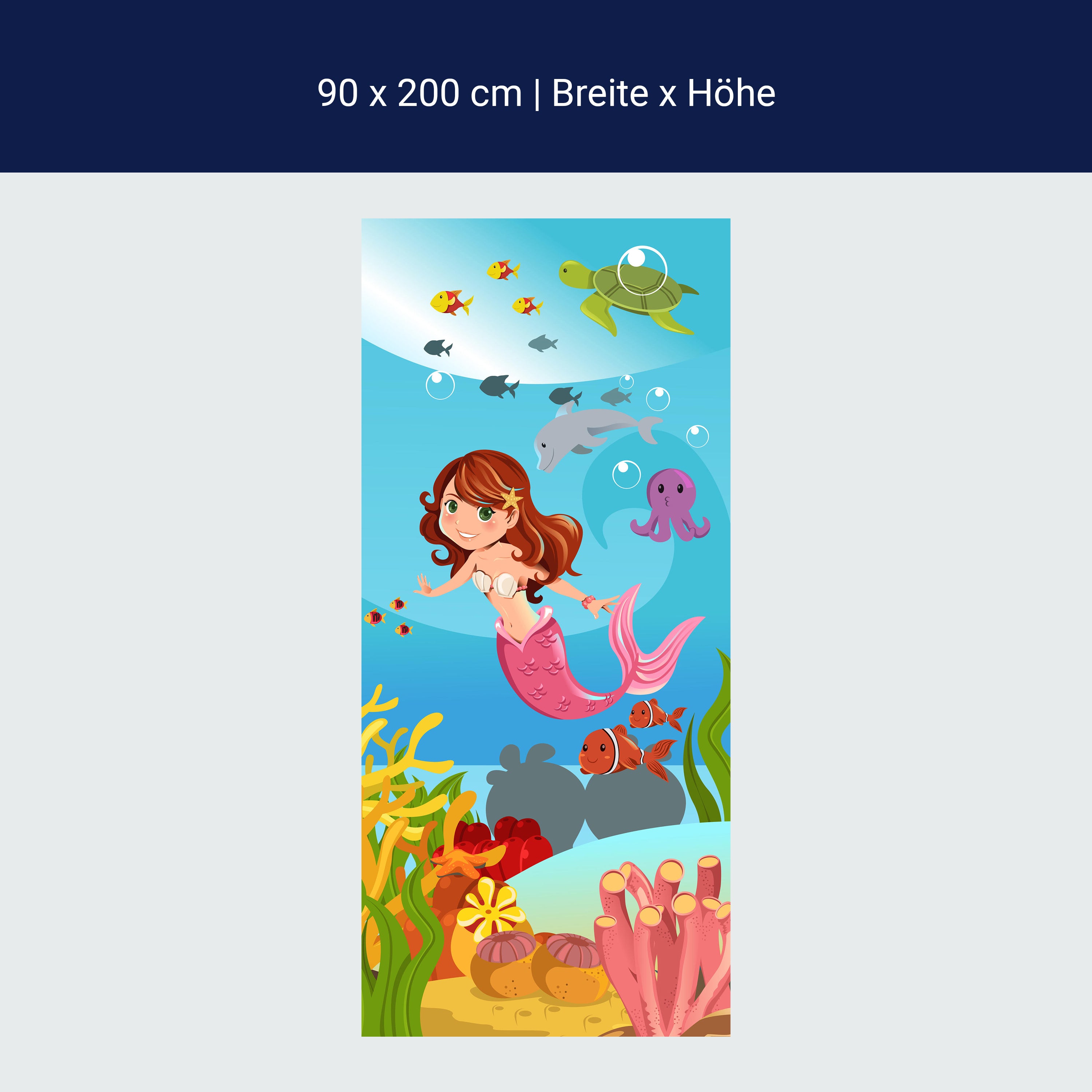 Türtapete kleine Meerjungfrau M0318 Türtapete kleine Meerjungfrau M0318