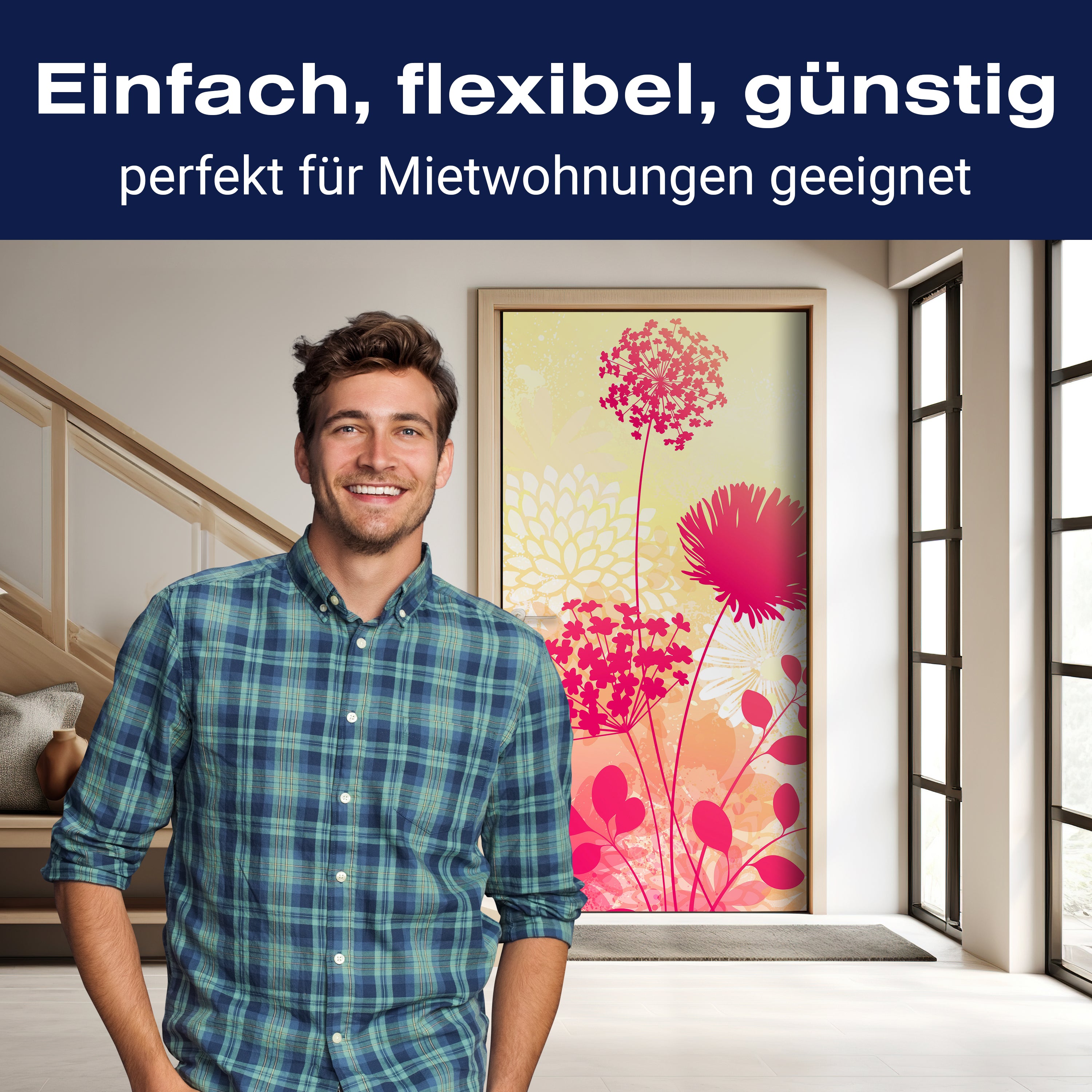 Türtapete Sommerwiese M0322 - Bild 3 Türtapete Sommerwiese M0322 - Bild 3