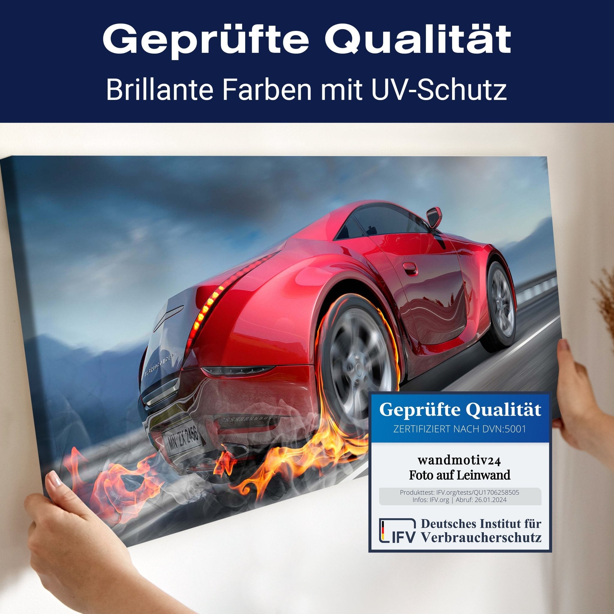 Leinwandbild Sportwagen in Action M0334 kaufen - Bild 4 Leinwandbild Sportwagen in Action M0334 kaufen - Bild 4