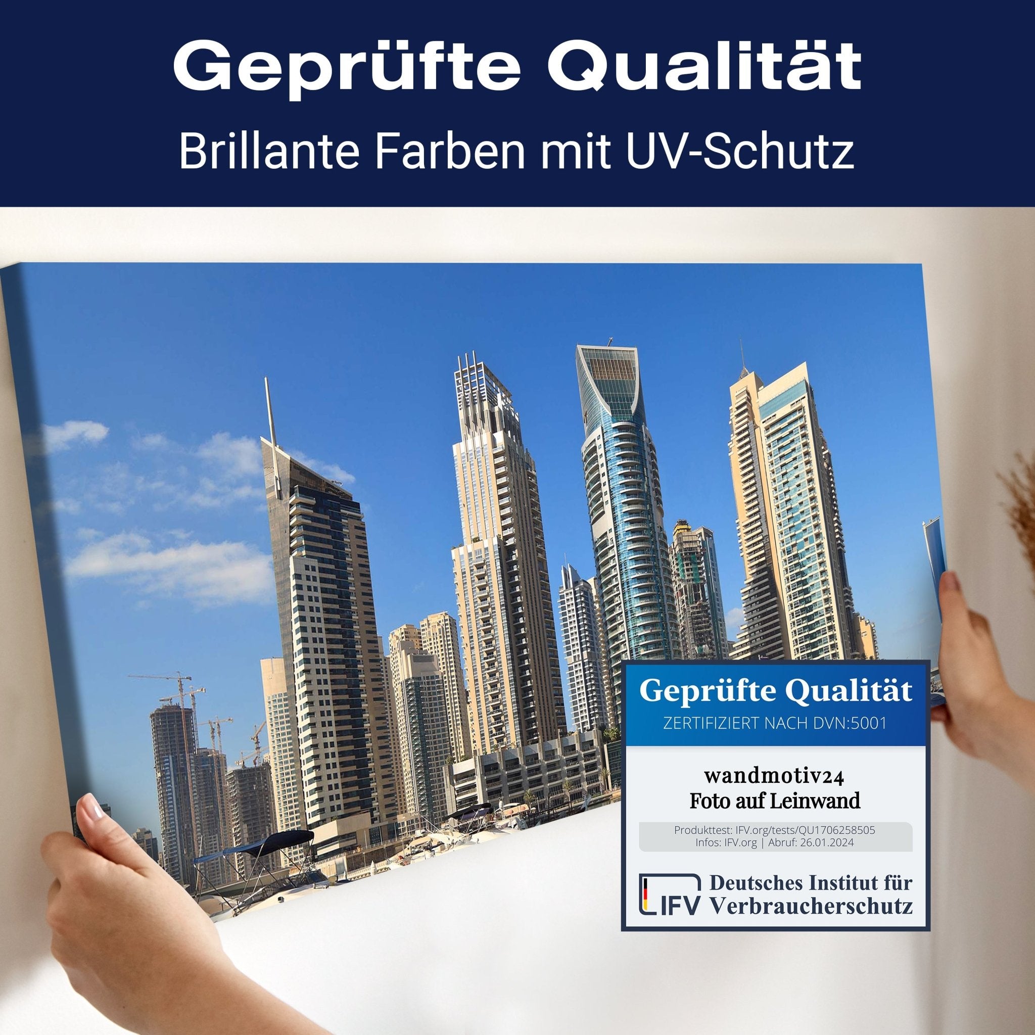 Leinwandbild Dubai Skyline M0342 kaufen - Bild 4 Leinwandbild Dubai Skyline M0342 kaufen - Bild 4