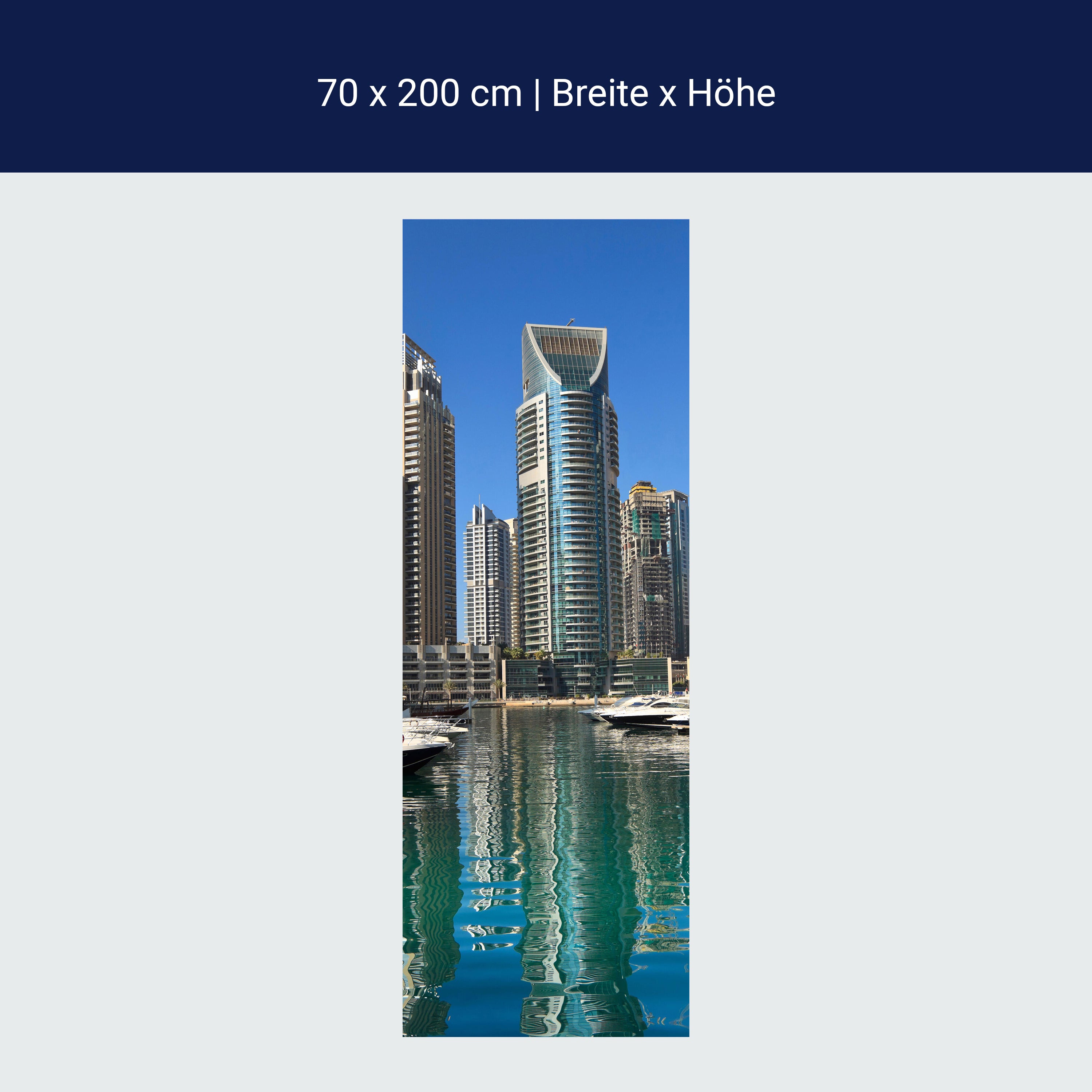 Türtapete Dubai Skyline M0342 Türtapete Dubai Skyline M0342