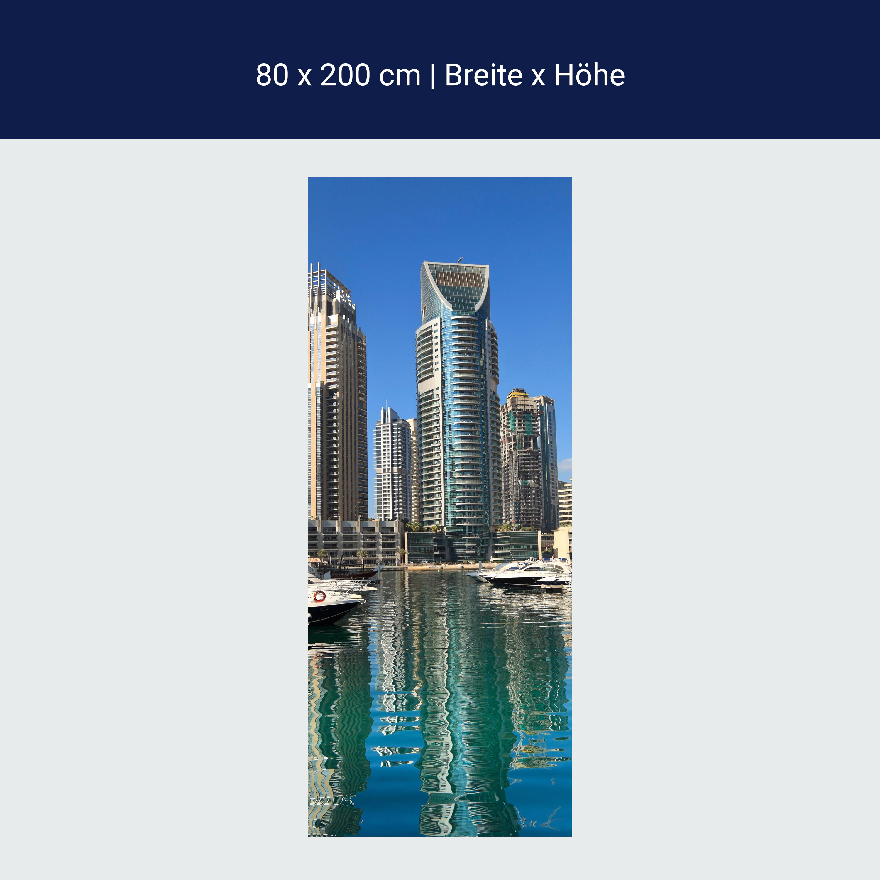 Türtapete Dubai Skyline M0342 Türtapete Dubai Skyline M0342