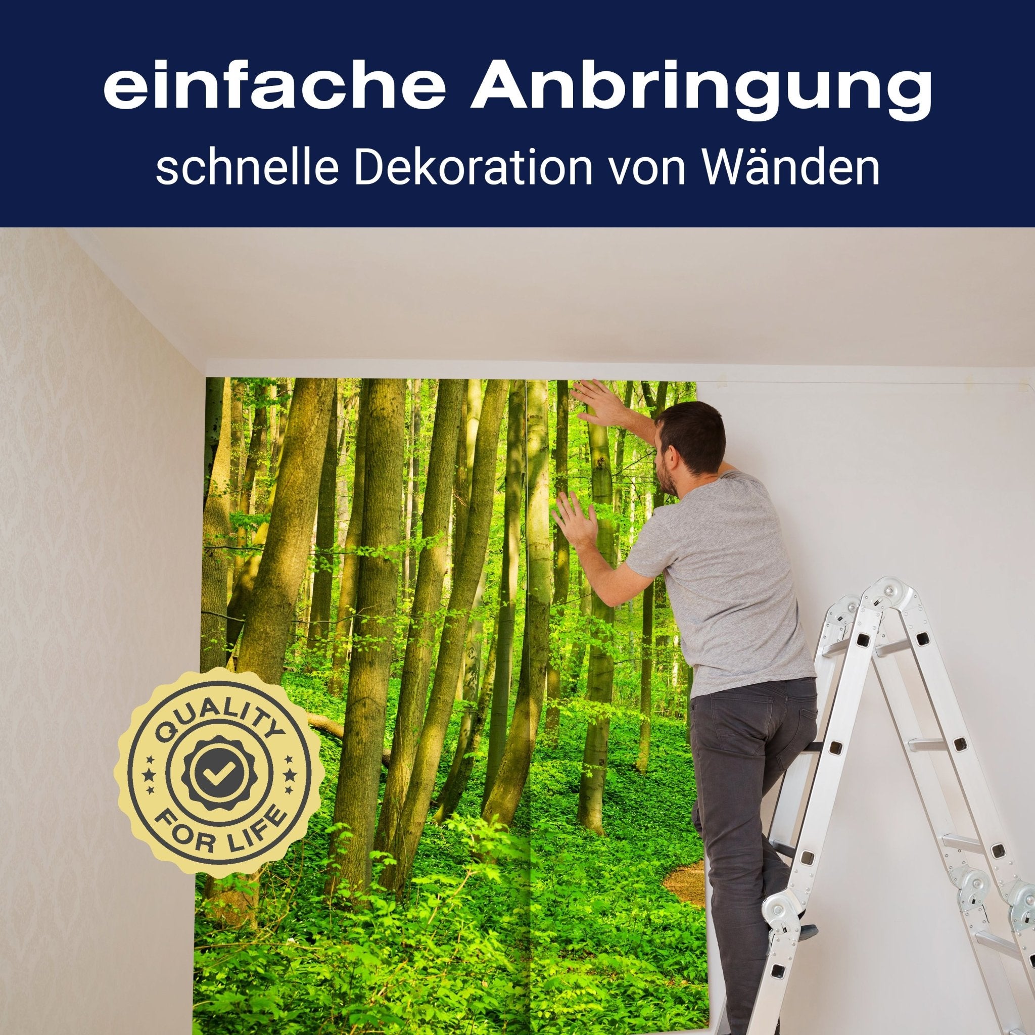 Fototapete Waldweg Natur M0345 - Bild 3 Fototapete Waldweg Natur M0345 - Bild 3