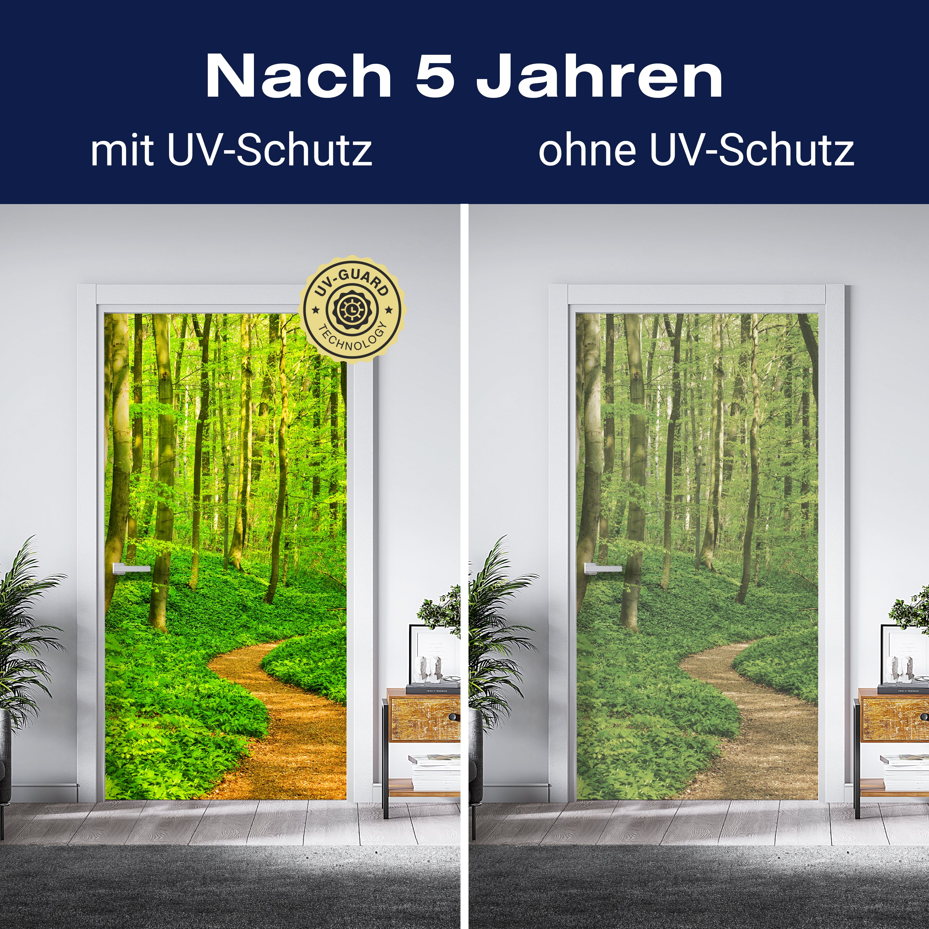 Türtapete Waldpfad M0345 - Bild 4 Türtapete Waldpfad M0345 - Bild 4