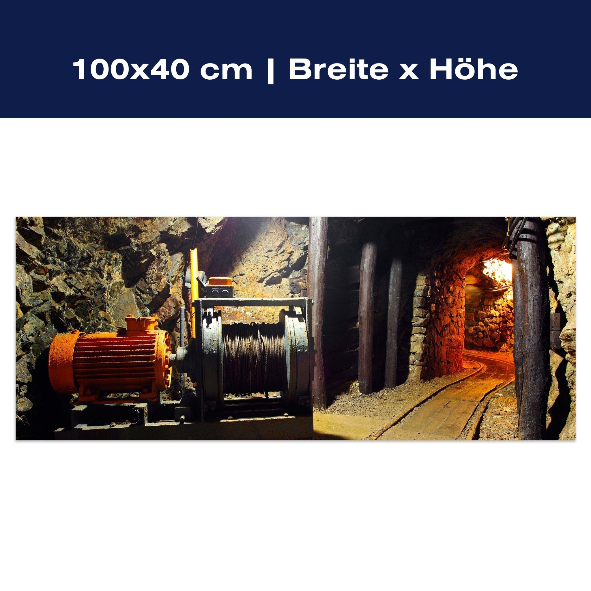 Leinwandbild Stolleneingang M0352 Leinwandbild Stolleneingang M0352