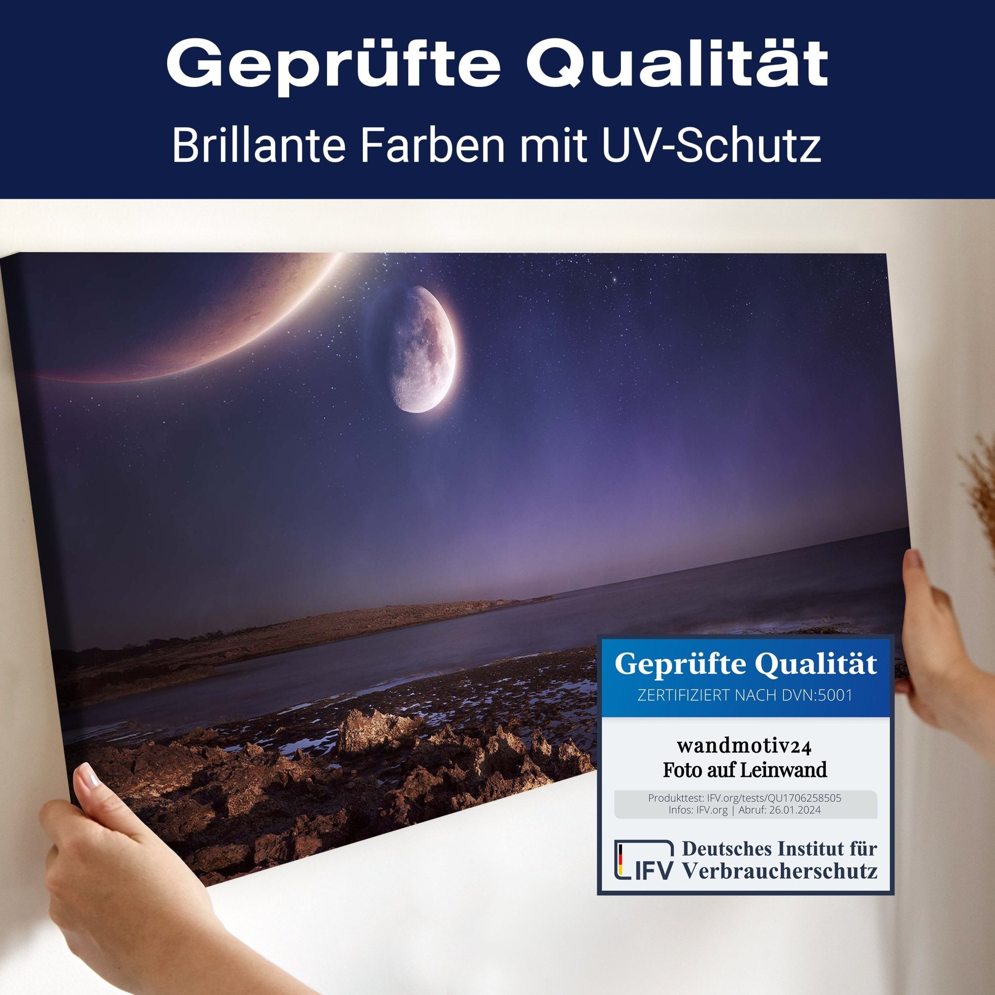 Leinwandbild Fremder Planet M0354 kaufen - Bild 4 Leinwandbild Fremder Planet M0354 kaufen - Bild 4